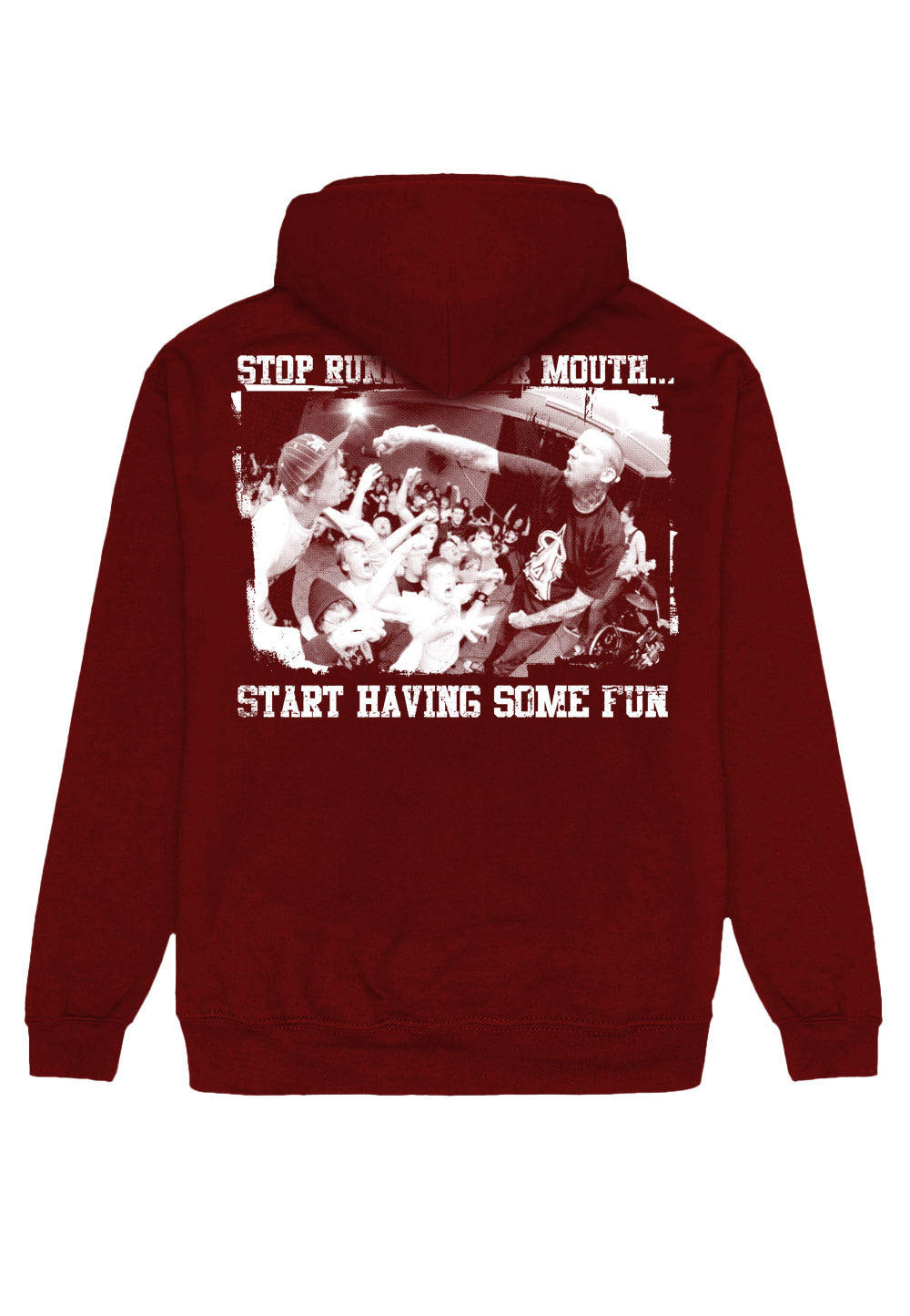 Deez Nuts - Mouth Maroon - Hoodie | Neutral-Image