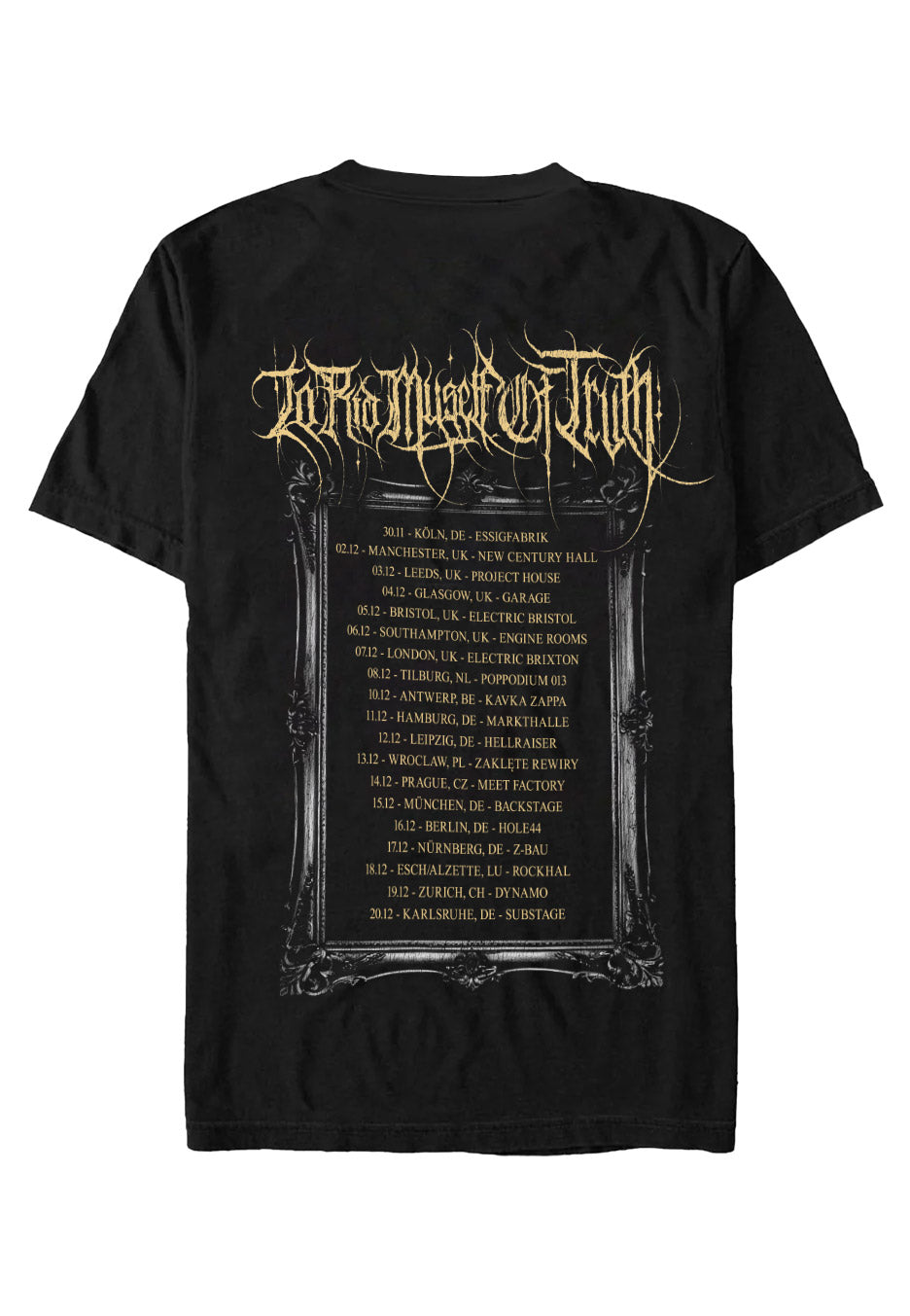 Signs Of The Swarm - To Rid Myself Of Truth 2025 Tour - T-Shirt | Neutral-Image