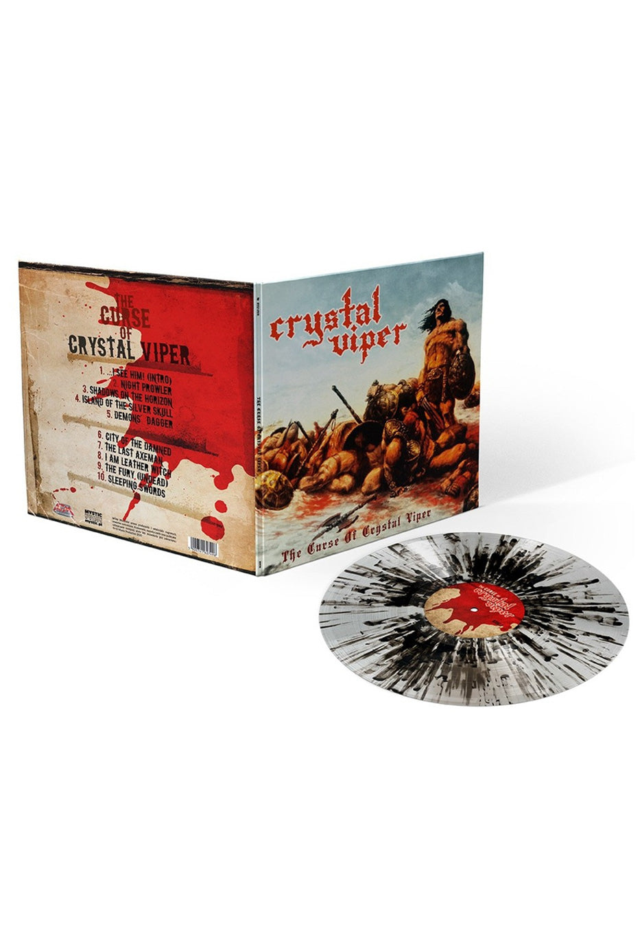 Crystal Viper - The Curse Of The Crystal Viper Ltd. Clear/Black - Splattered Vinyl | Neutral-Image