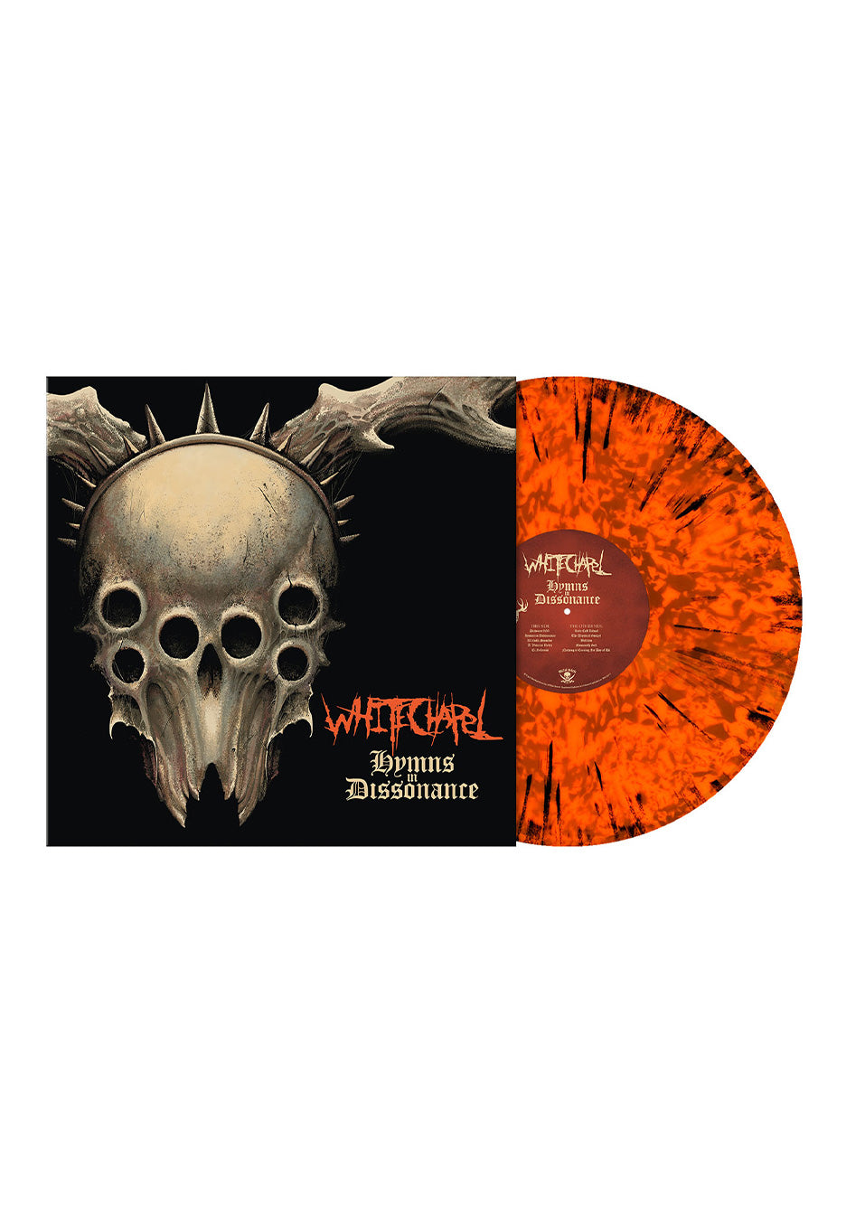 Whitechapel - Hymns In Dissonance (Tour Edition) Ltd. Neon Orange/Black Dust - Colored Vinyl | Neutral-Image