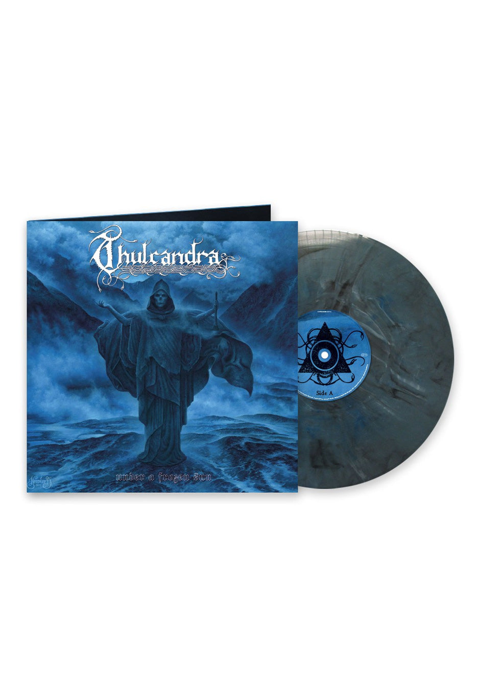 Thulcandra - Under A Frozen Sun Ltd. White Blue Black - Marbled Vinyl | Neutral-Image