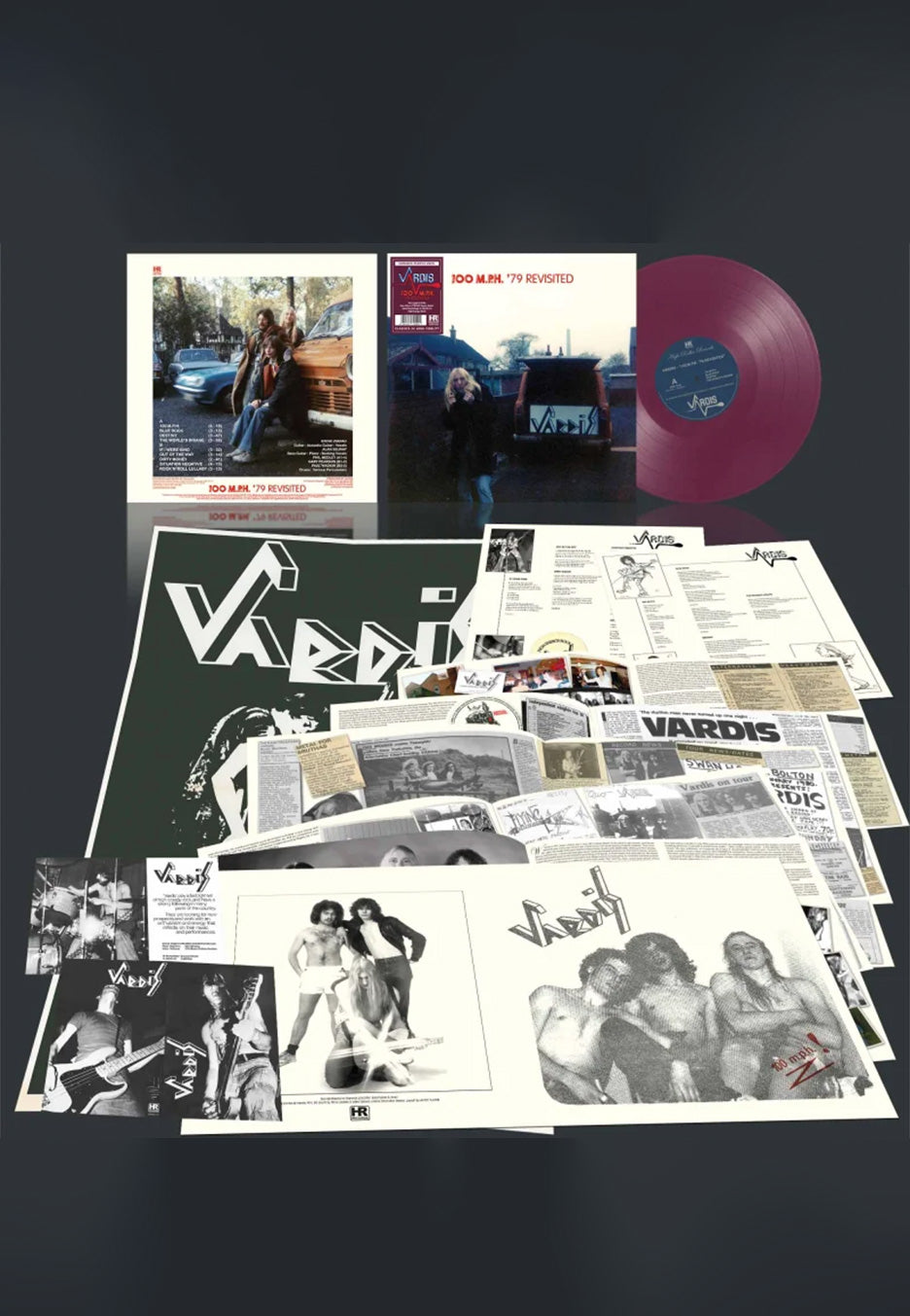Vardis - 100 M.P.H. '79 Revisited Ltd. Purple - Colored Vinyl | Neutral-Image