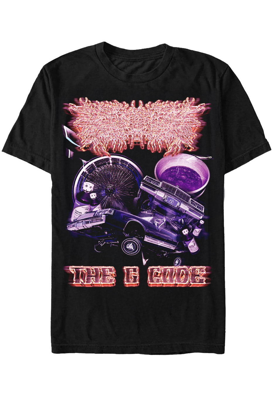 Peeling Flesh - The G Code - T-Shirt | Neutral-Image