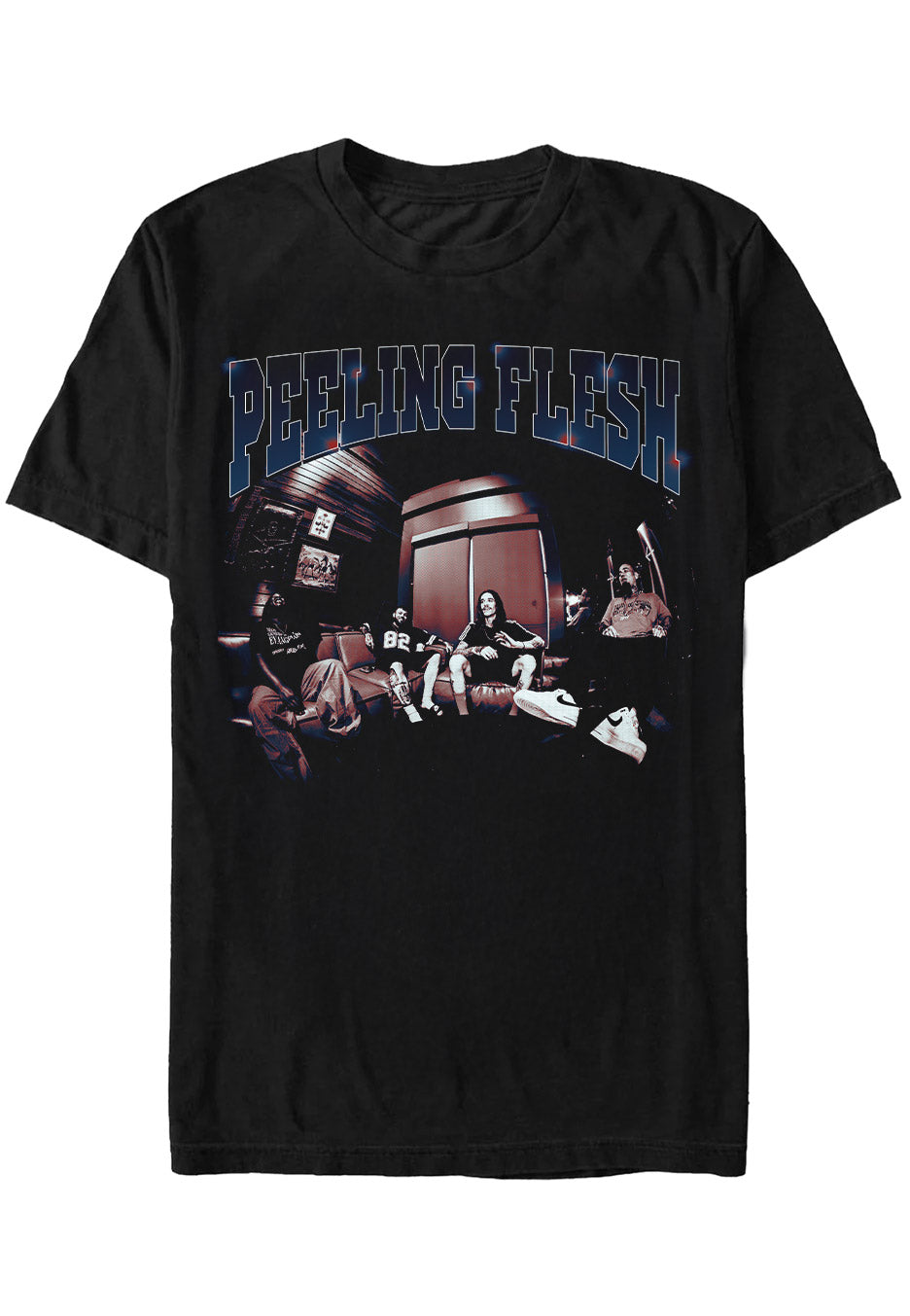 Peeling Flesh - PF Radio 2 Hip Hop - T-Shirt | Neutral-Image