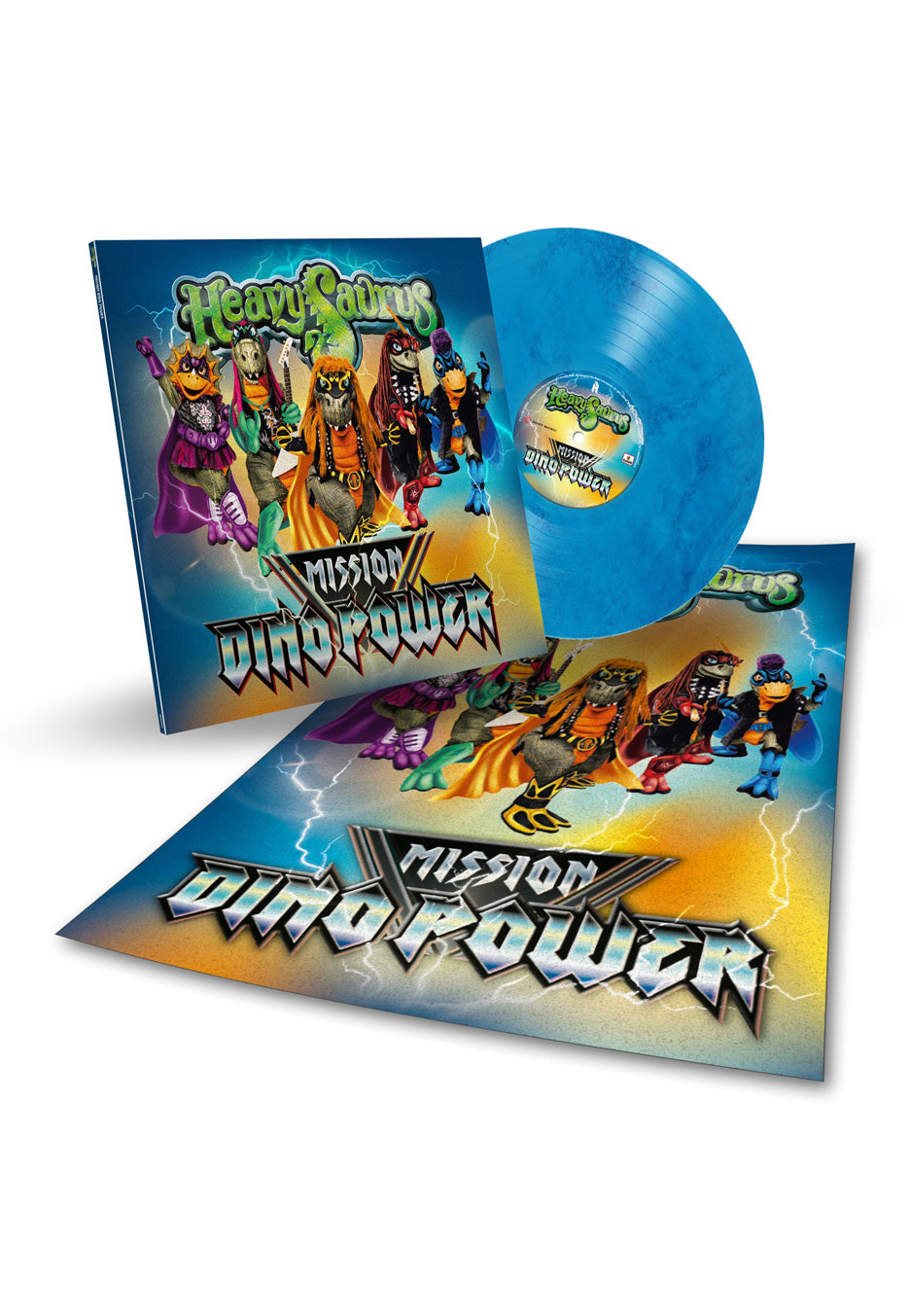 Heavysaurus - Mission Dino Power Ltd. Blue - Colored Vinyl | Neutral-Image