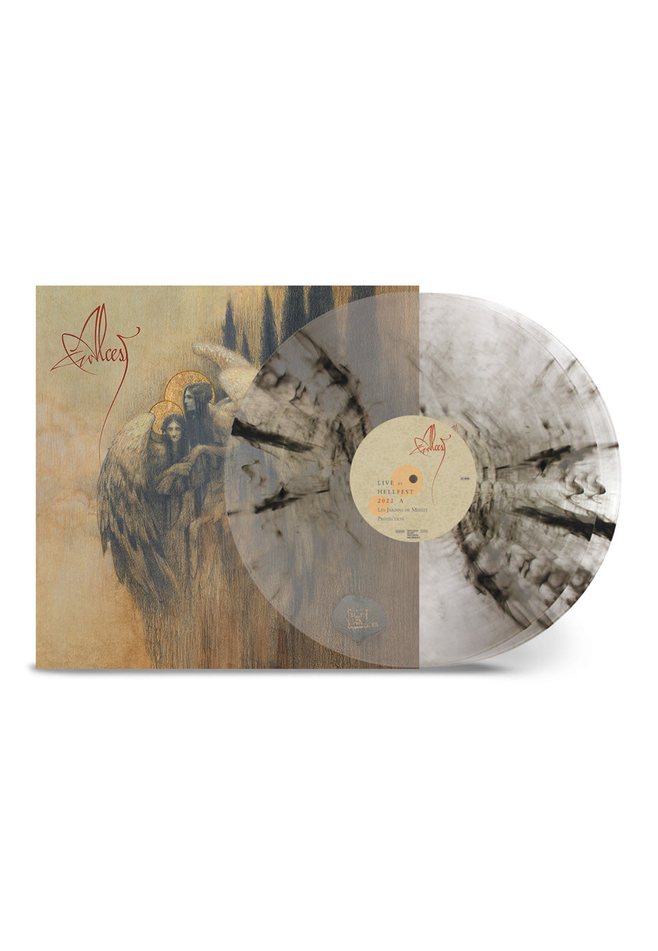 Alcest Live At Hellfest 2022 Ltd. Natural w/Black Smoke Colored 2 Vinyl