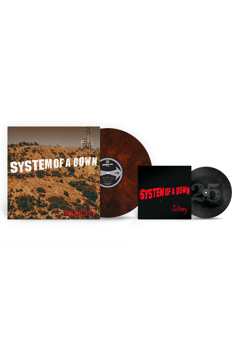 System Of A Down Toxicity (25th Anniversary) Colored Vinyl + 7 Inch 