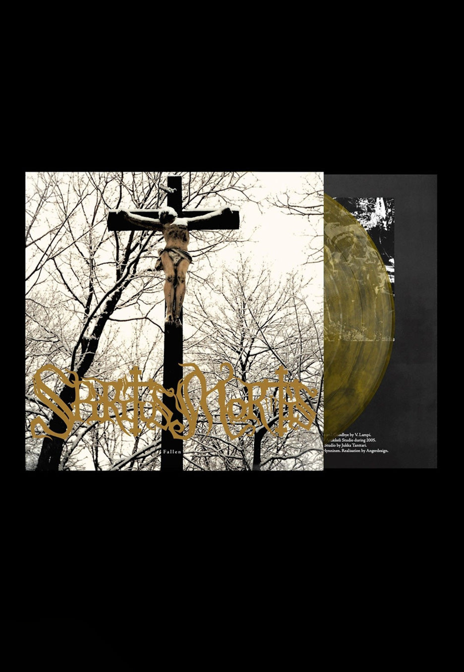 Spiritus Mortis Fallen Ltd. Clear/Gold Colored Vinyl