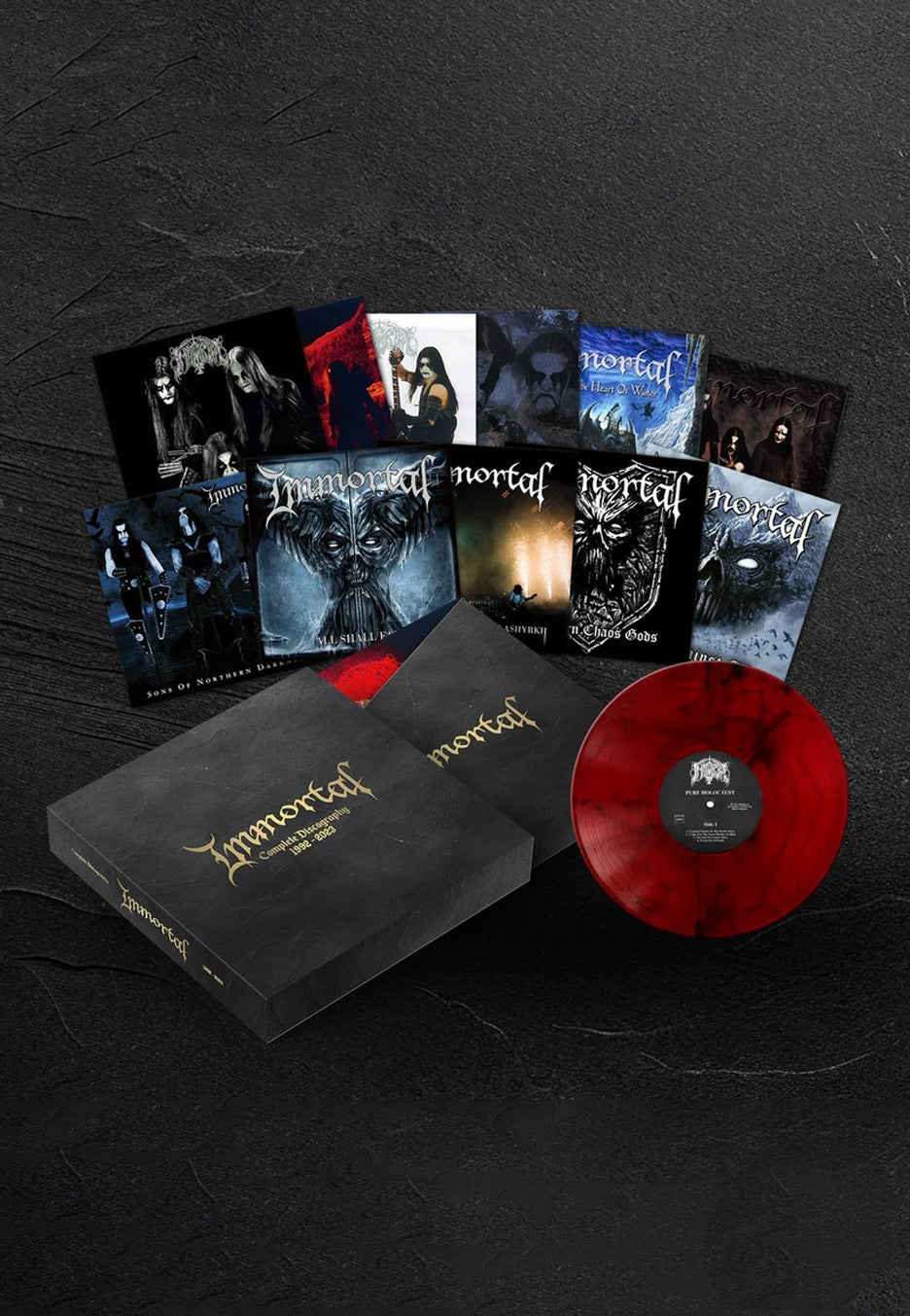 Immortal Complete Discography 1992-2023 Ltd. Red w/ Black Smoke Colored 13 Vinyl Boxset