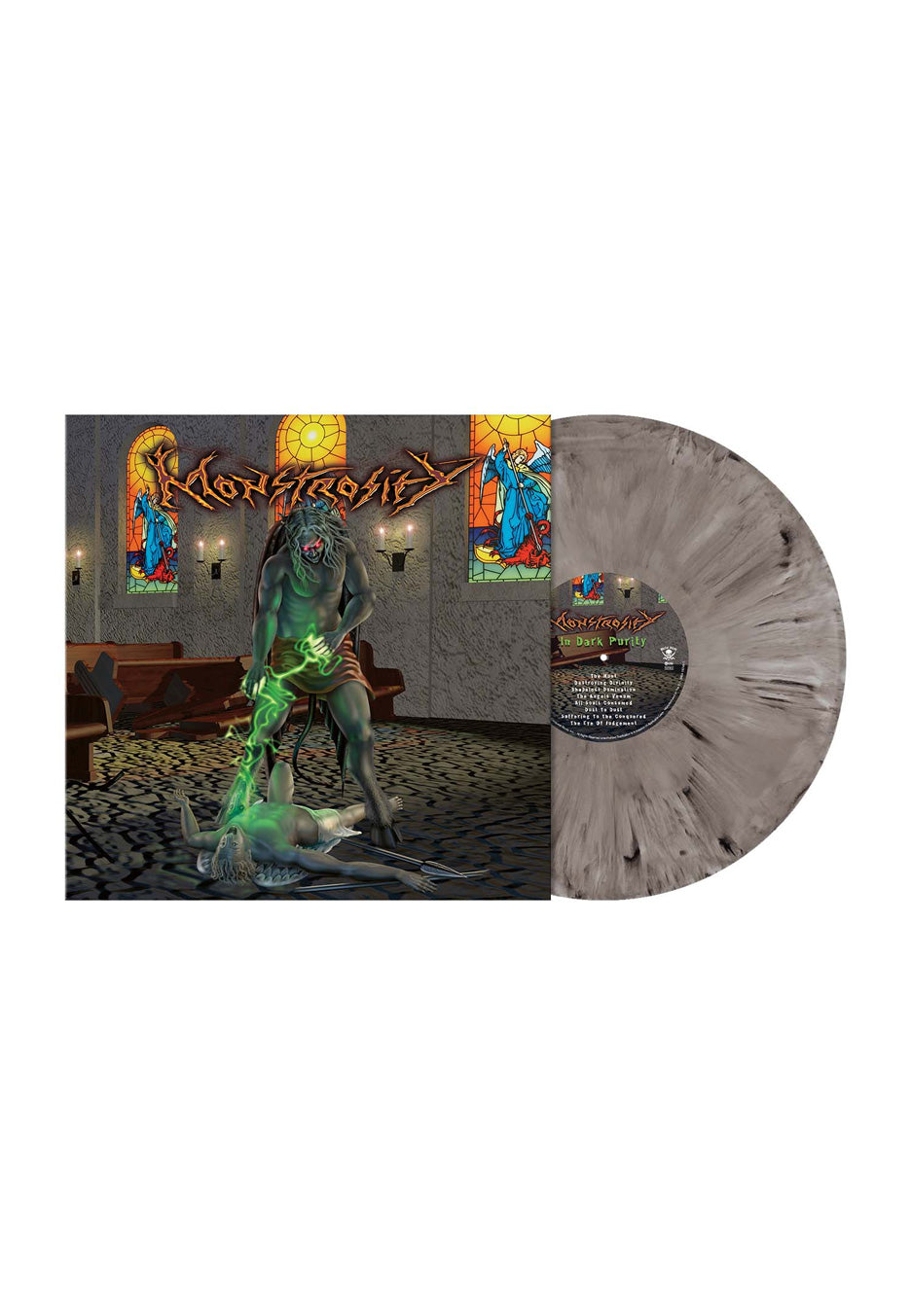 Monstrosity In Dark Purity Ltd. Poltergeist Grey/Brown Marbled Vinyl