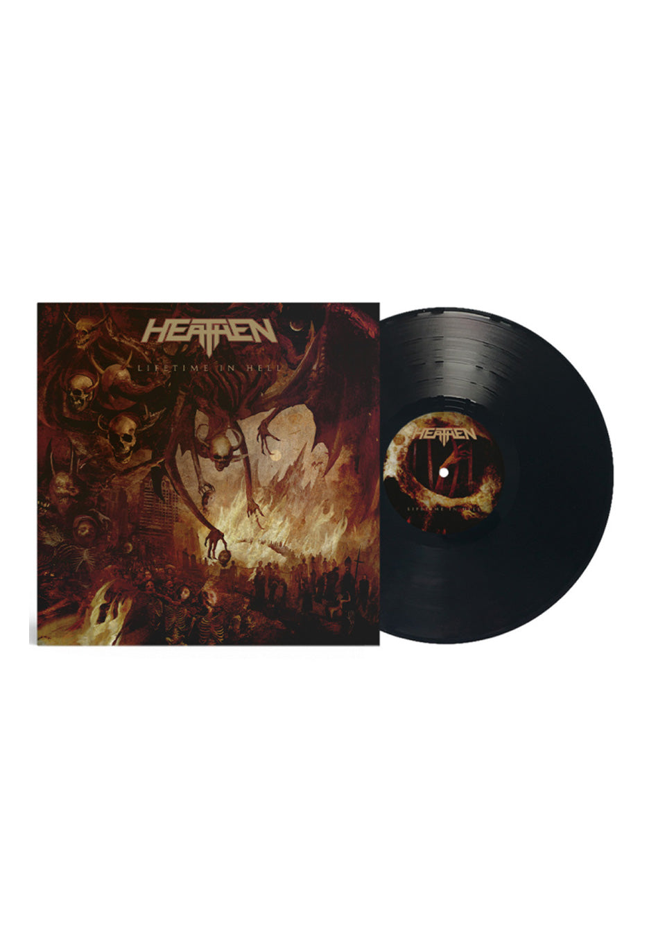 Heathen Lifetime In Hell Vinyl