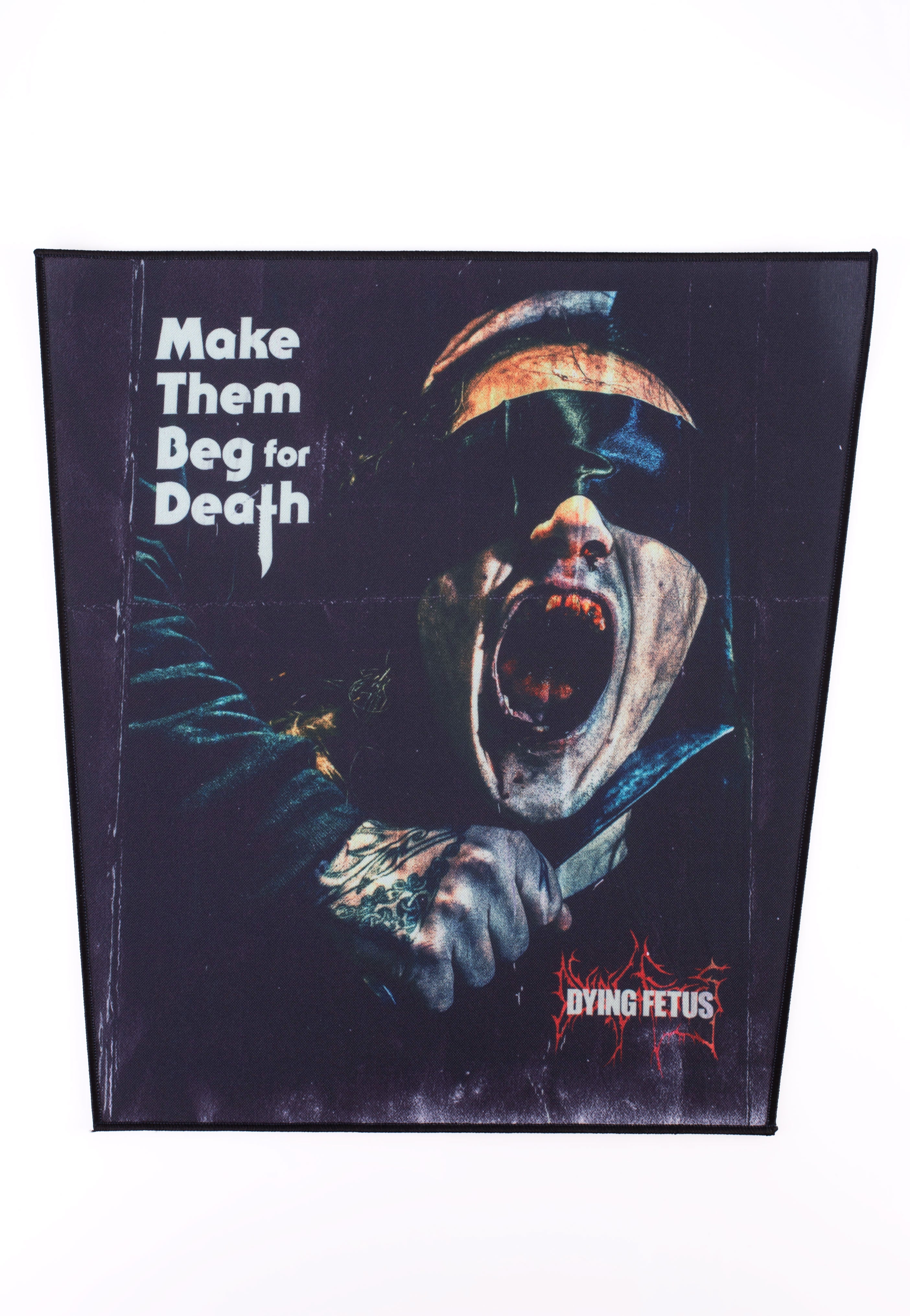 Dying Fetus - Beg For Death Album - Backpatch | Neutral-Image