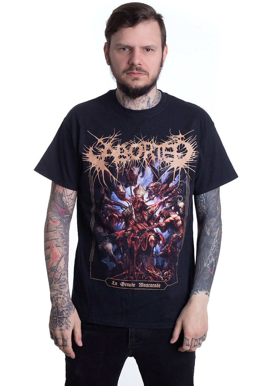 Aborted - La Grande Mascarade Cover - T-Shirt | Men-Image