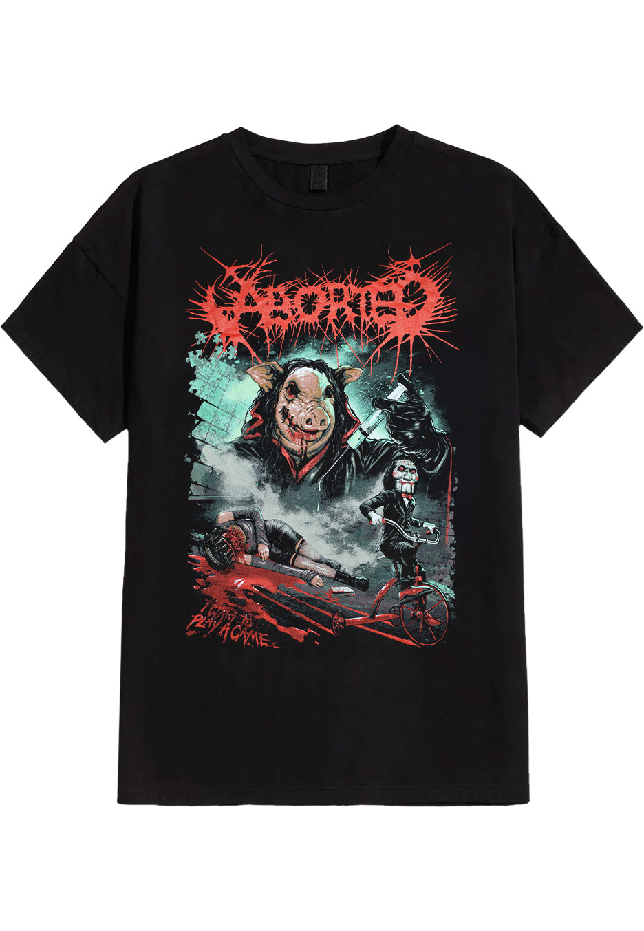Aborted - Play A Game - T-Shirt | Neutral-Image