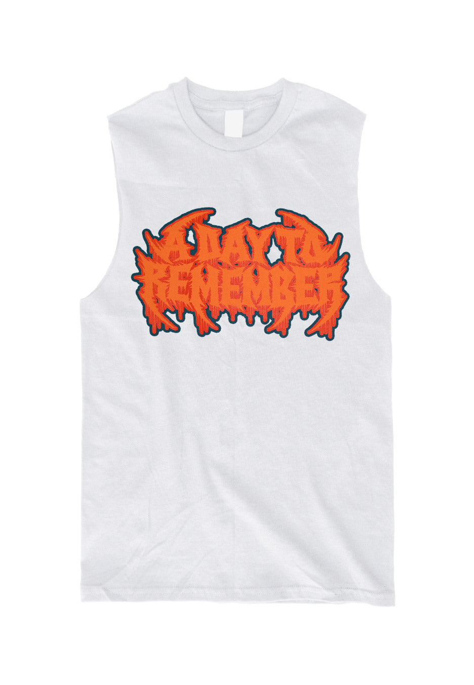 A Day To Remember - Metal Logo White - Sleeveless | Neutral-Image
