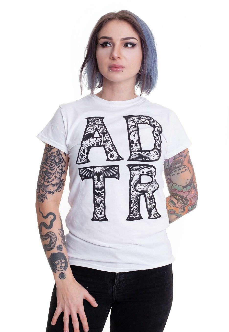 A Day To Remember - Tattoo Letters White - Girly | Men-Image