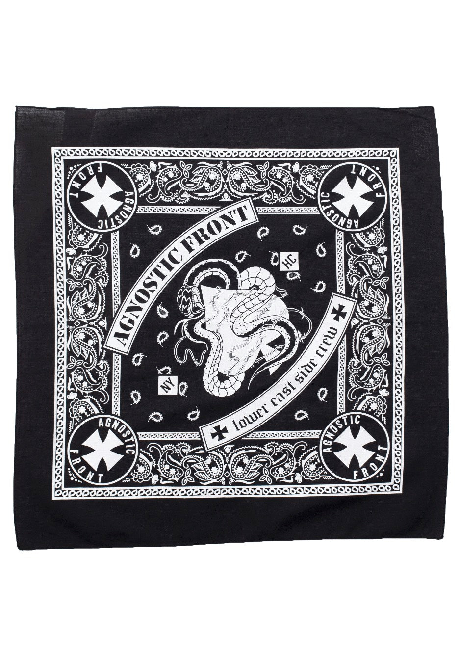Agnostic Front - Lower East Side Crew - Bandana | Neutral-Image