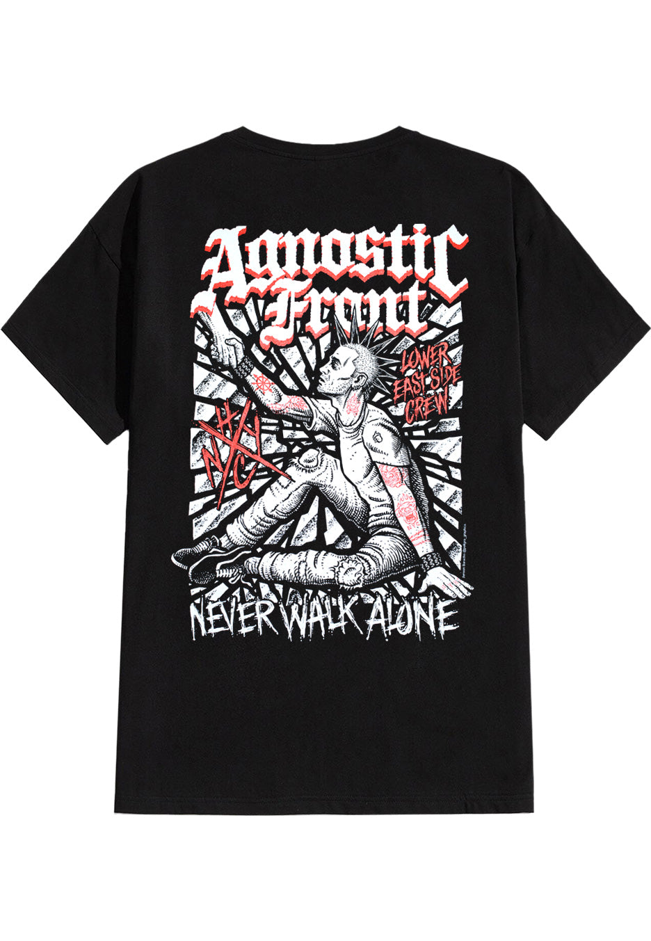 Agnostic Front - Never Walk Alone - T-Shirt | Neutral-Image