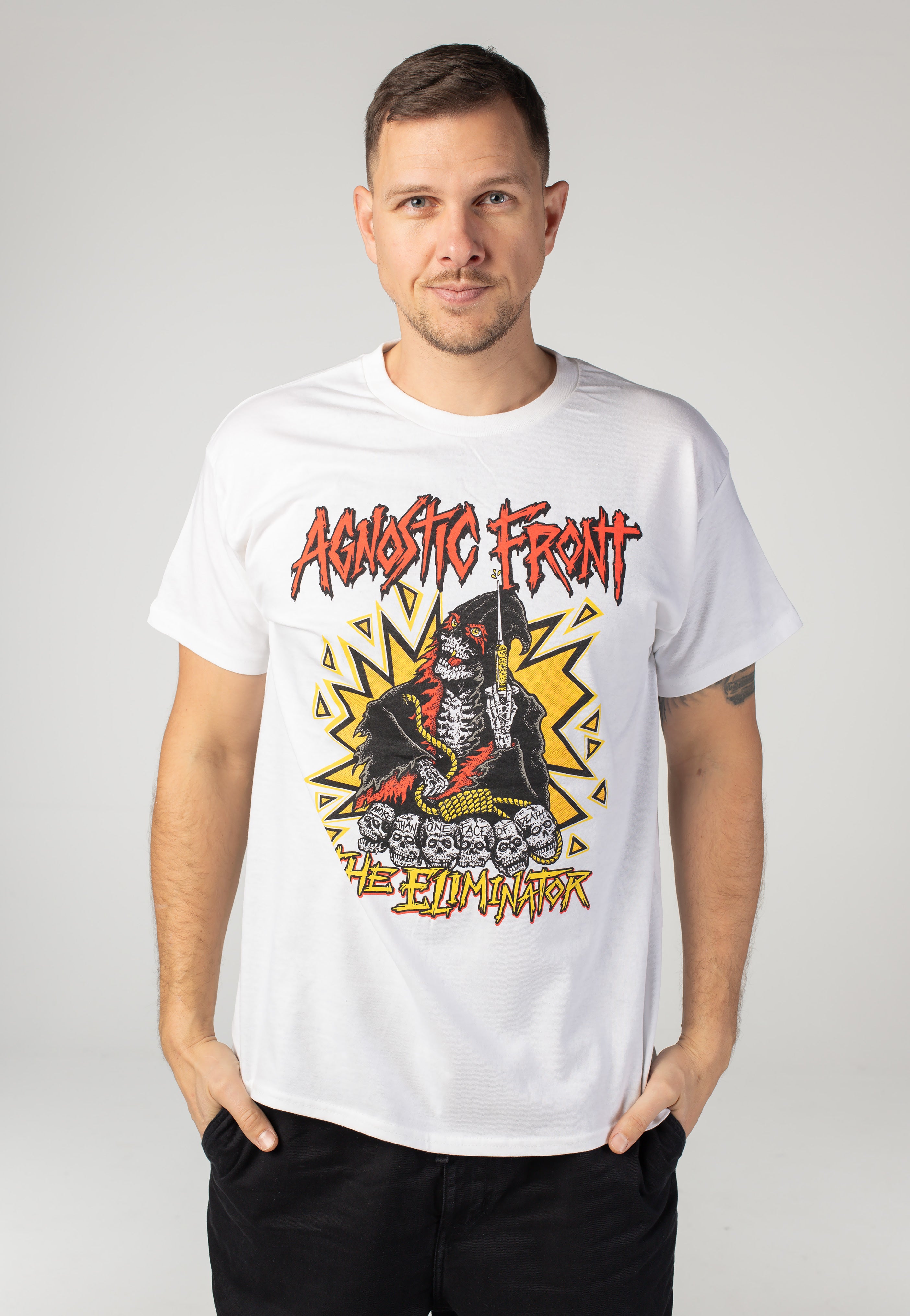 Agnostic Front - The Eliminator White - T-Shirt | Men-Image