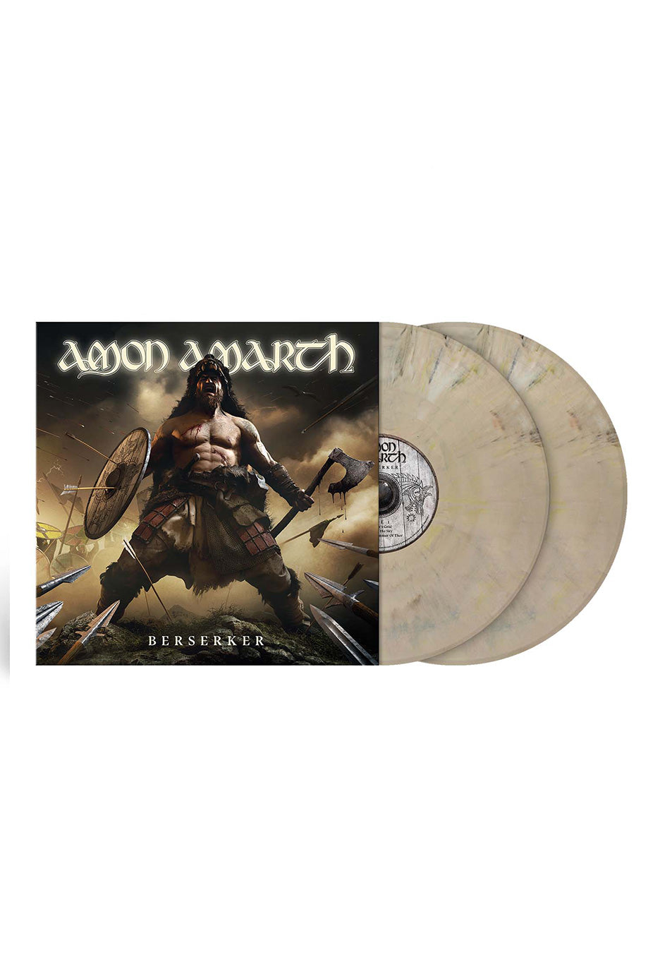 Amon Amarth Berserker Ltd. Beige Marbled 2 Vinyl