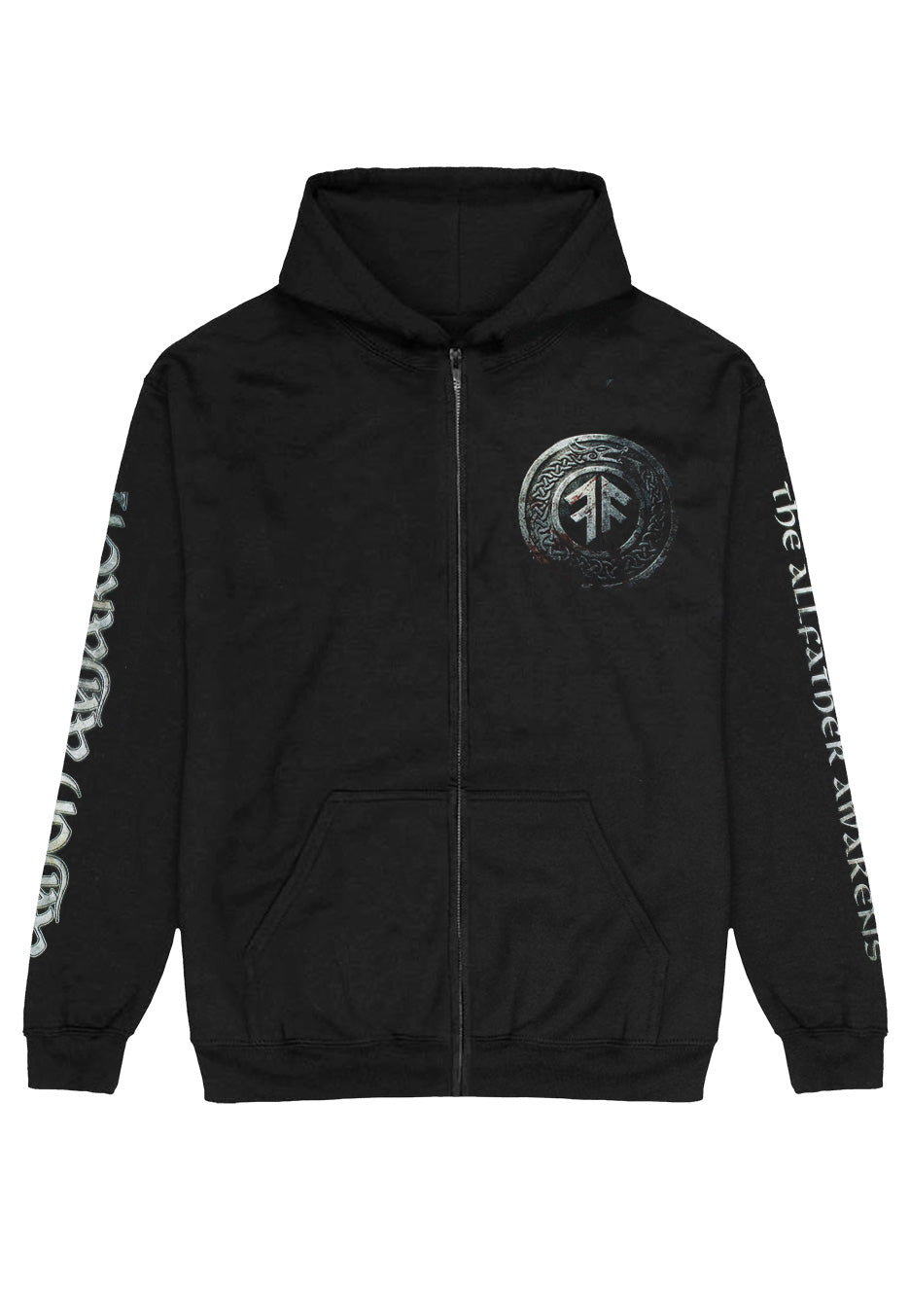 Amon Amarth The Allfather Awakens Zipper