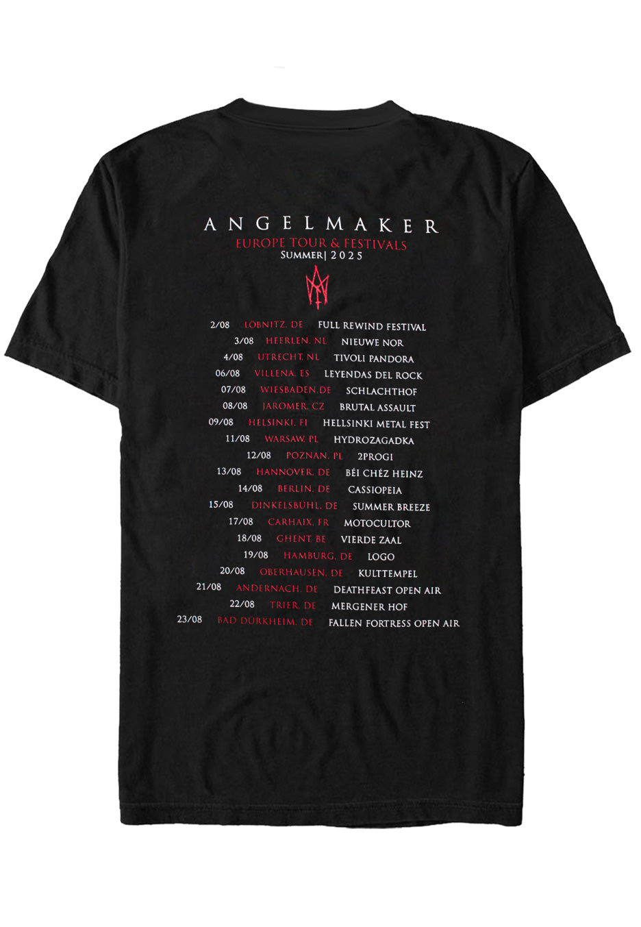Angelmaker - EU Summer Tour 2025 - T-Shirt | Neutral-Image