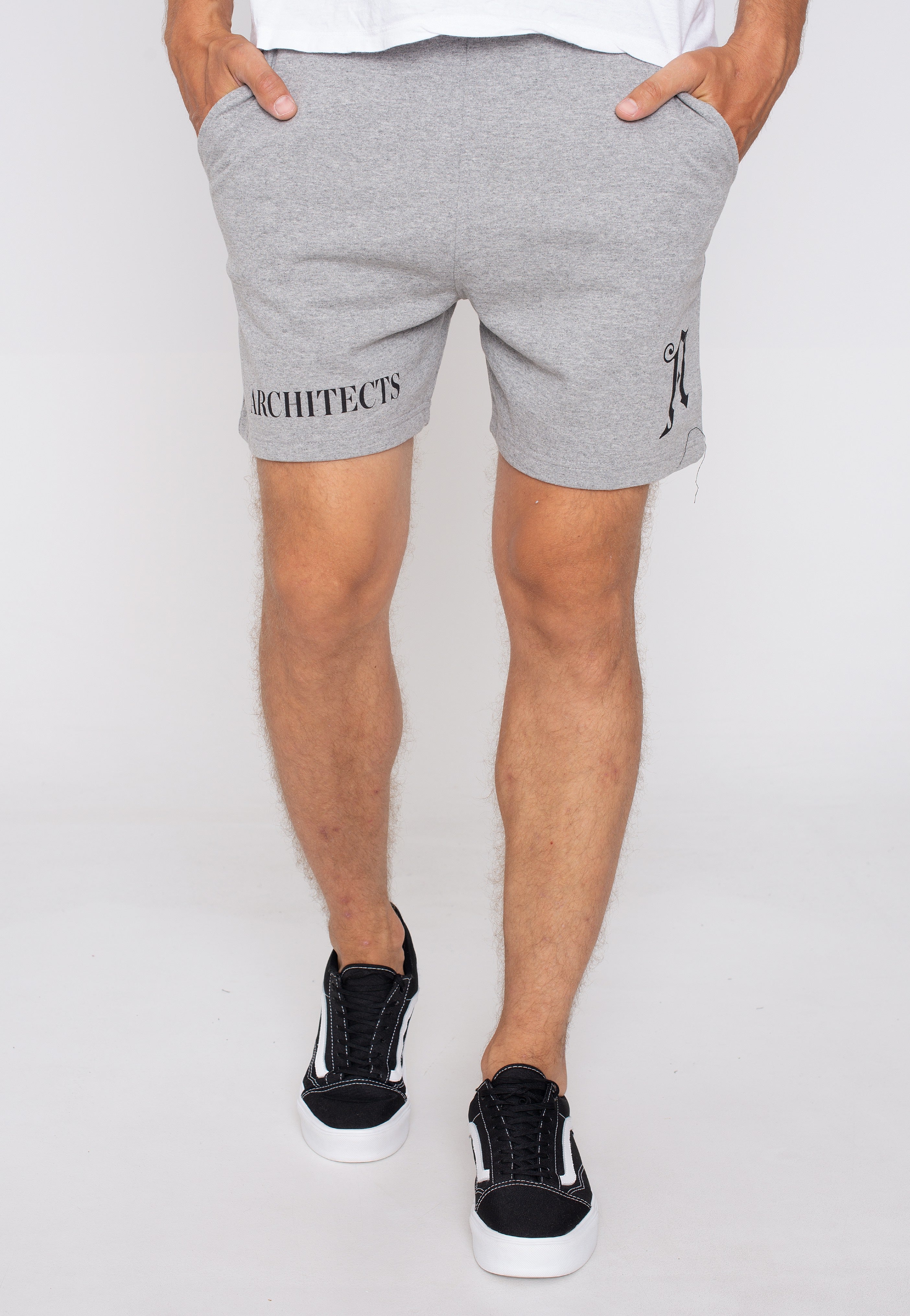 Architects - A Logo Heather Grey - Shorts | Men-Image