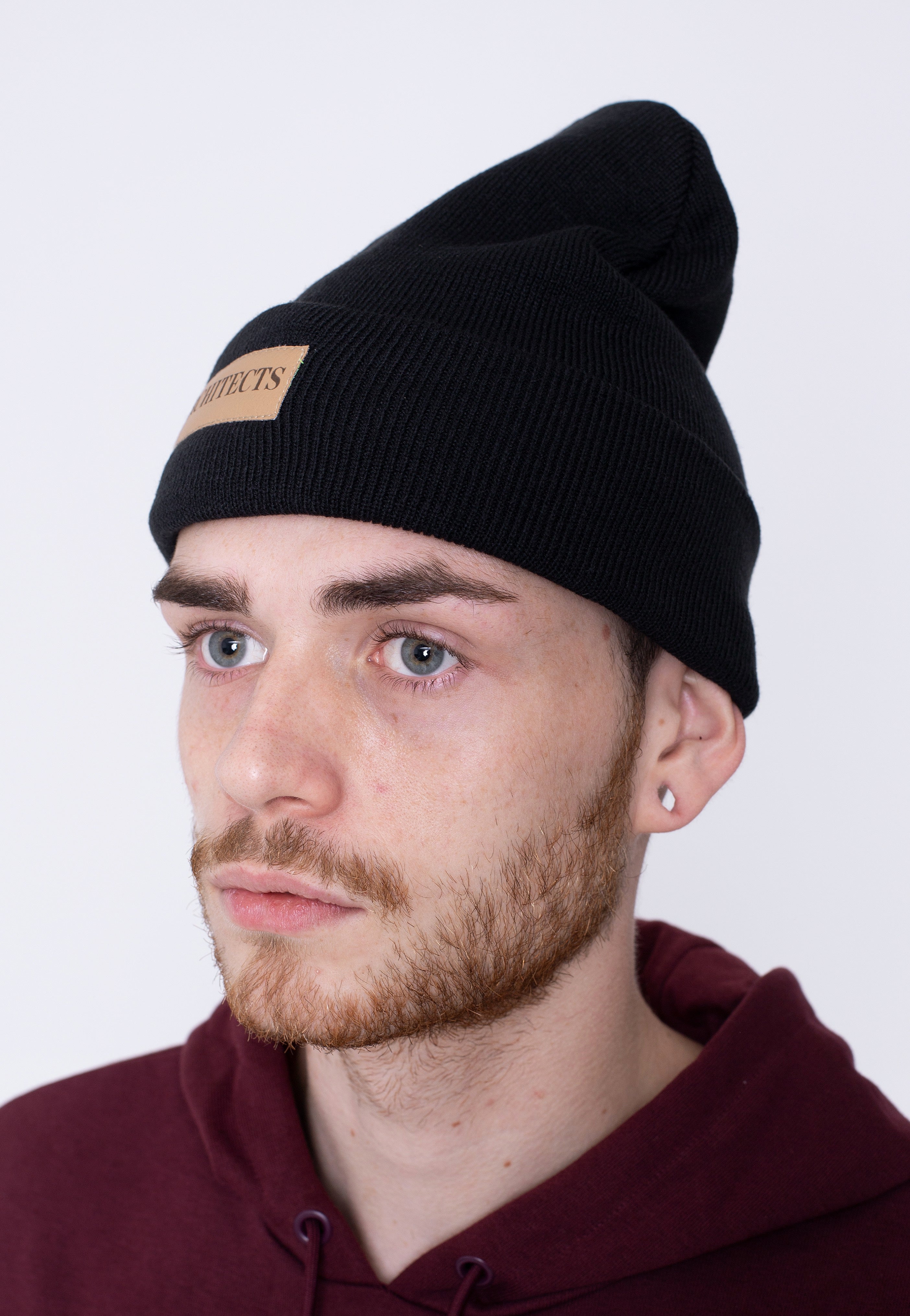Architects - Fake Leather Logo - Beanie | Neutral-Image