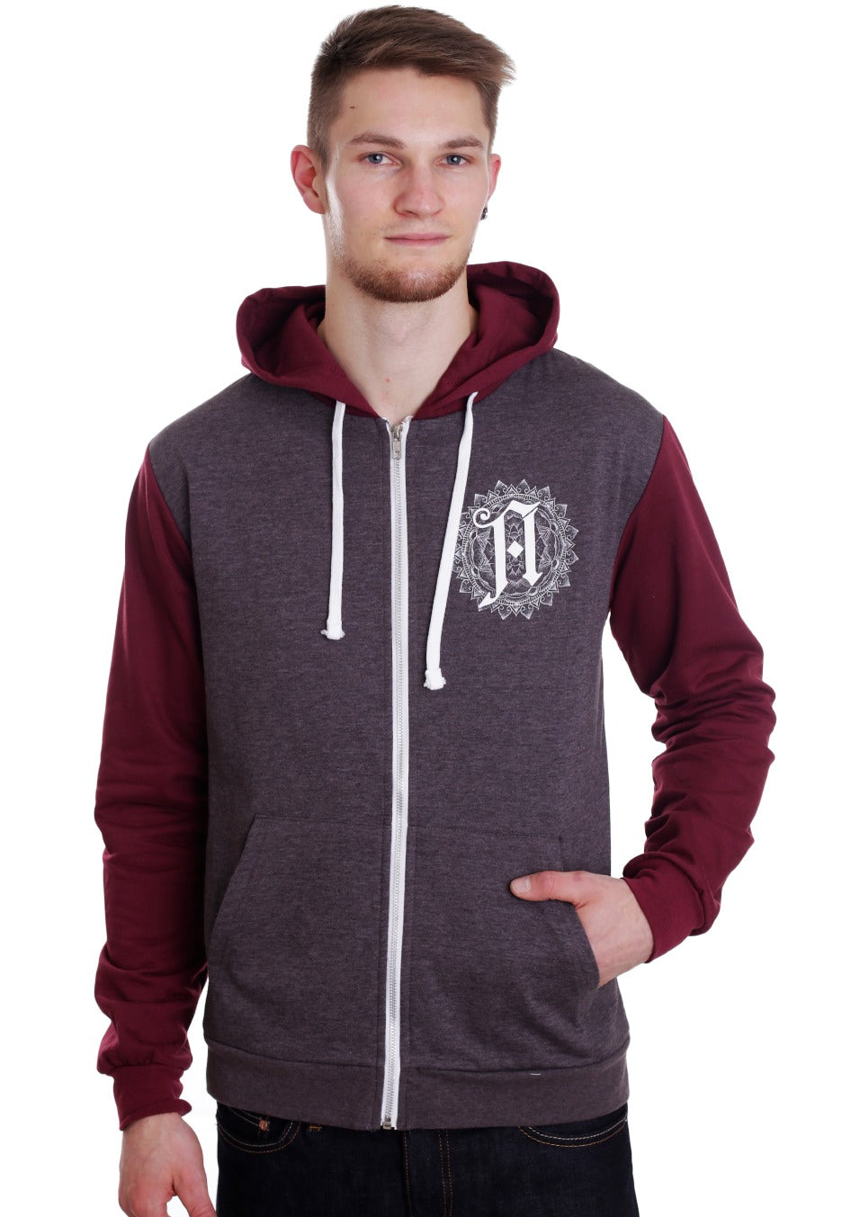 Architects - Lost Forever Charcoal/Burgundy - Zipper | Men-Image