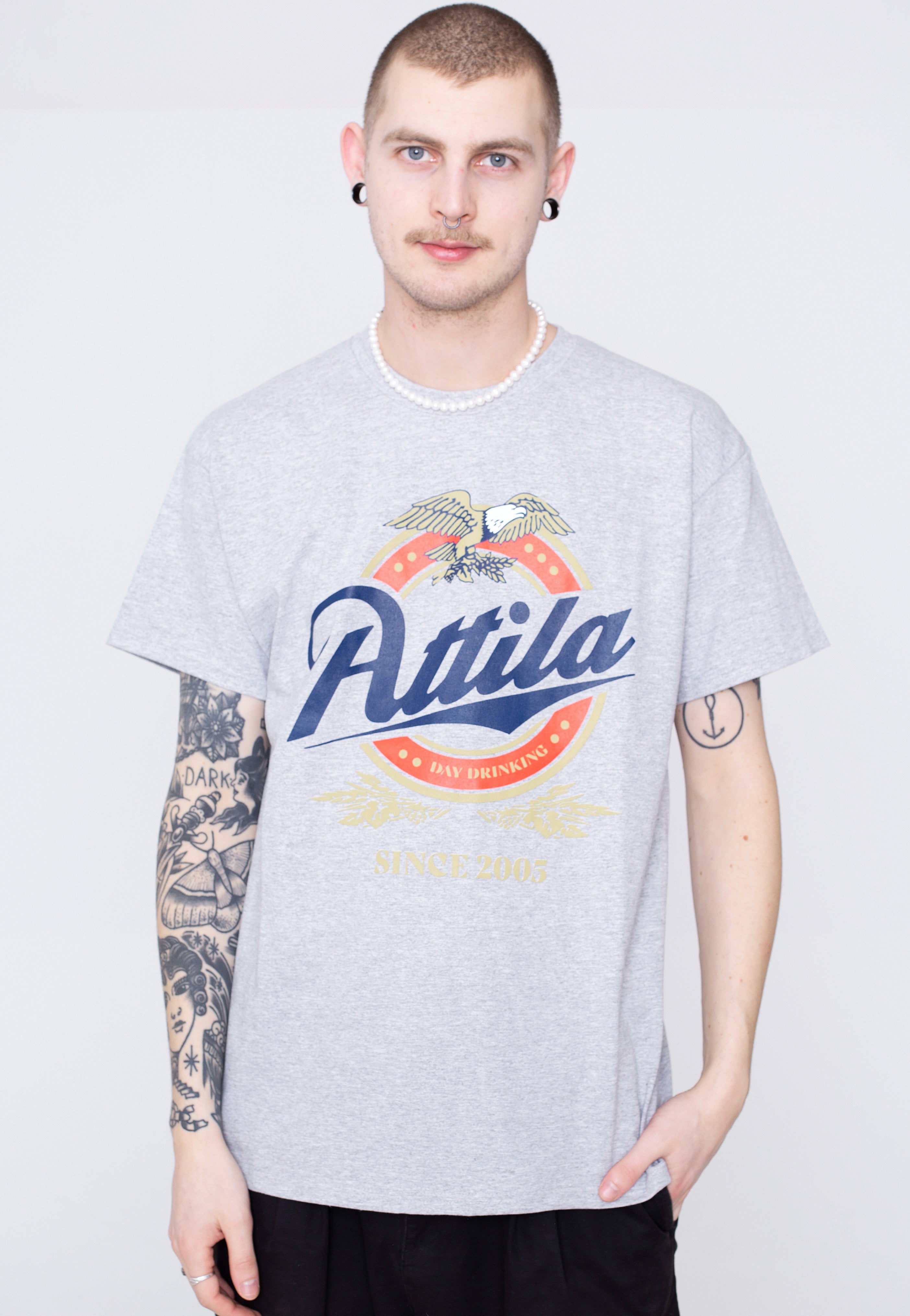 Attila - Day Drinking Sportsgrey - T-Shirt | Men-Image