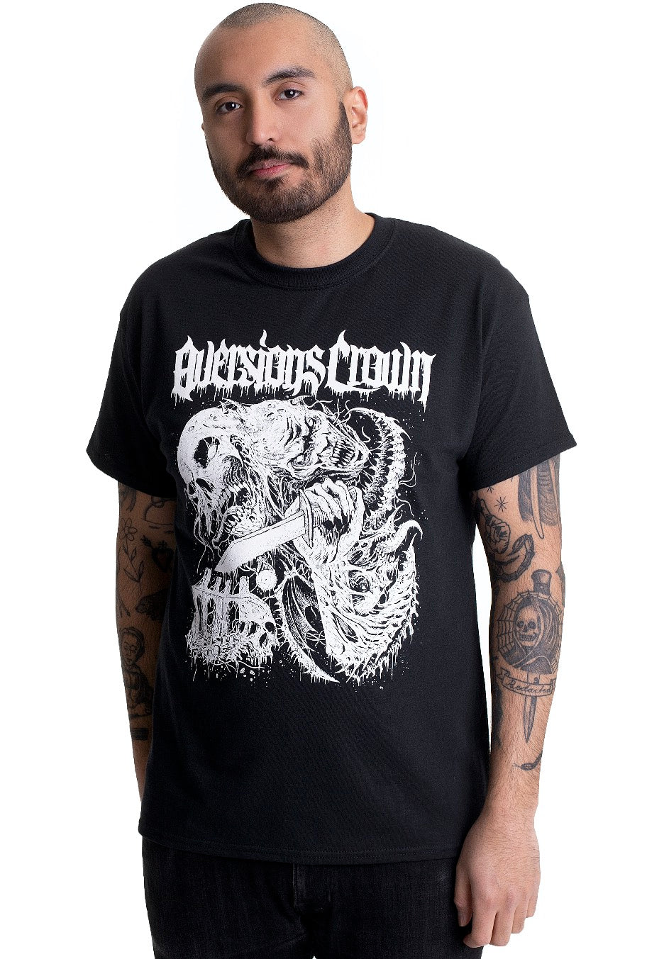 Aversions Crown - Riddick Skull Knife - T-Shirt | Men-Image