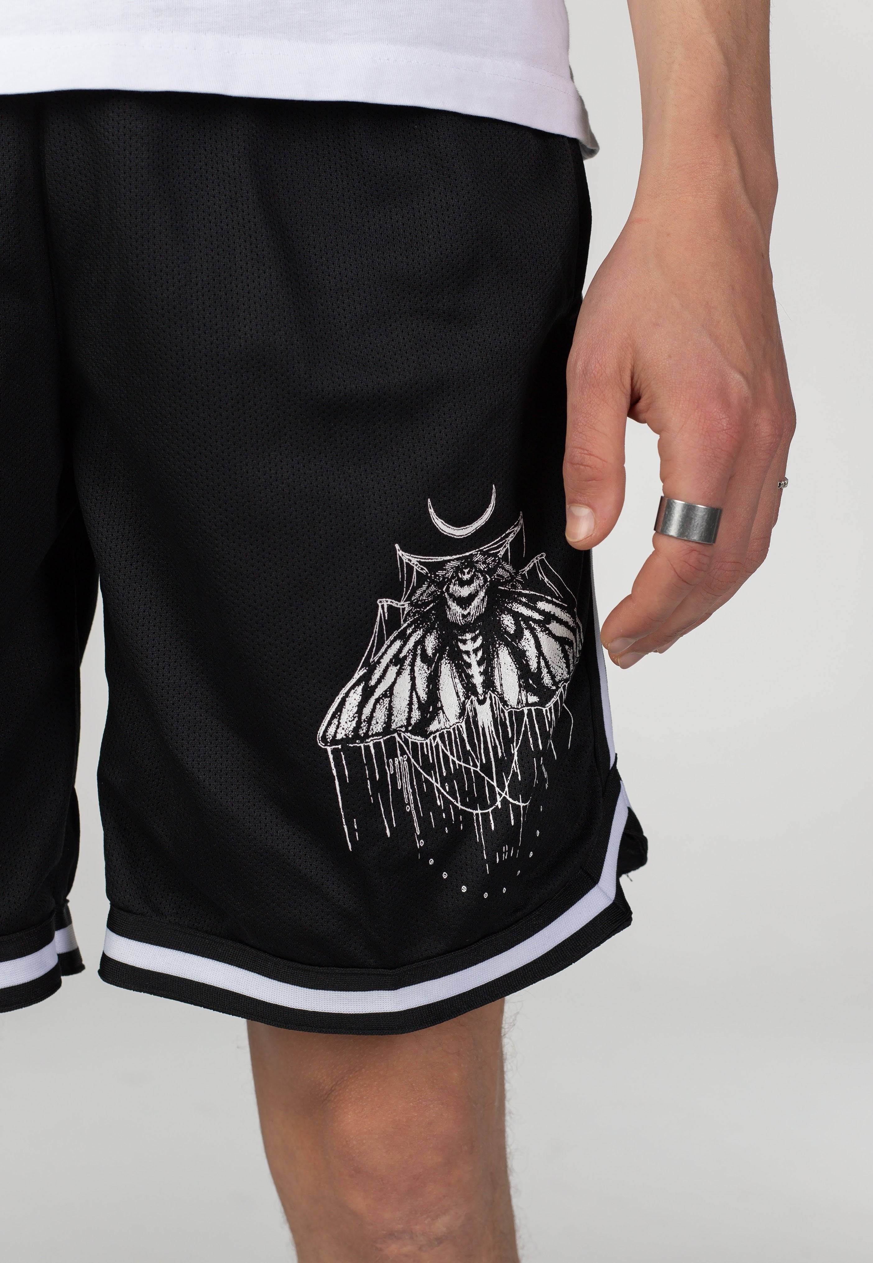 Bad Omens - Moth Striped - Shorts | Men-Image