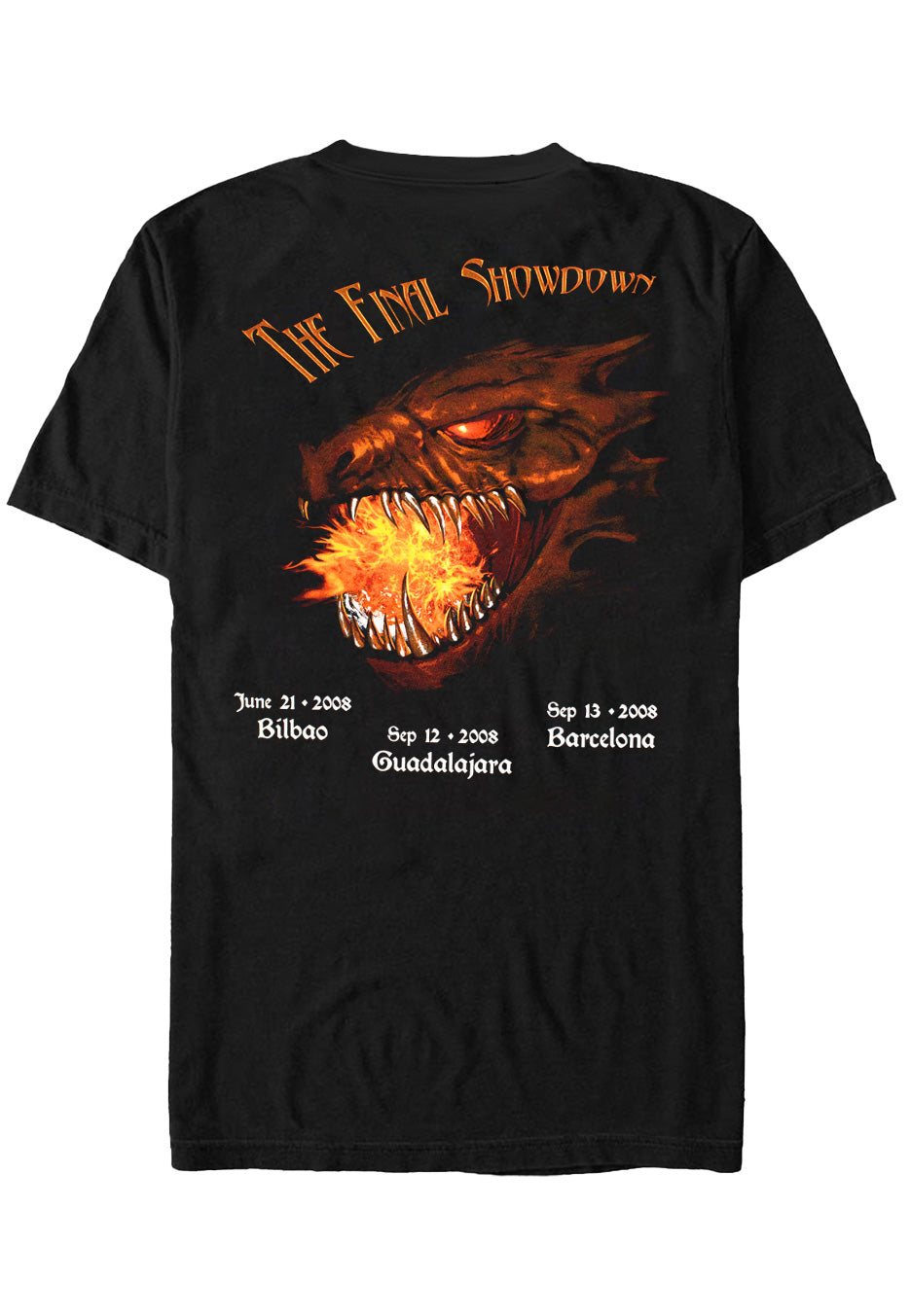 Blind Guardian - Final Showdown Spain 2008 - T-Shirt | Neutral-Image