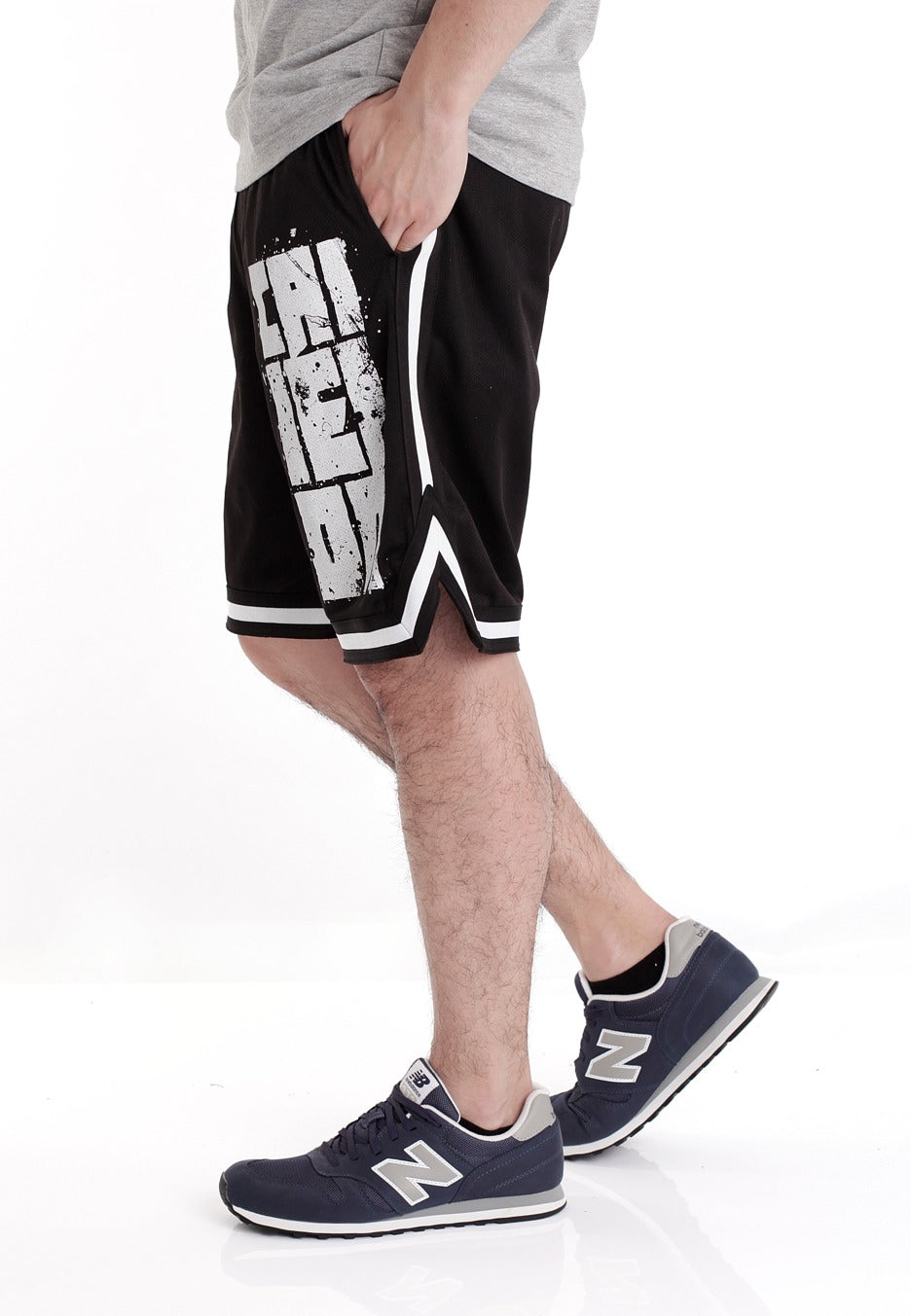 Callejon - Block Logo Striped - Shorts | Men-Image