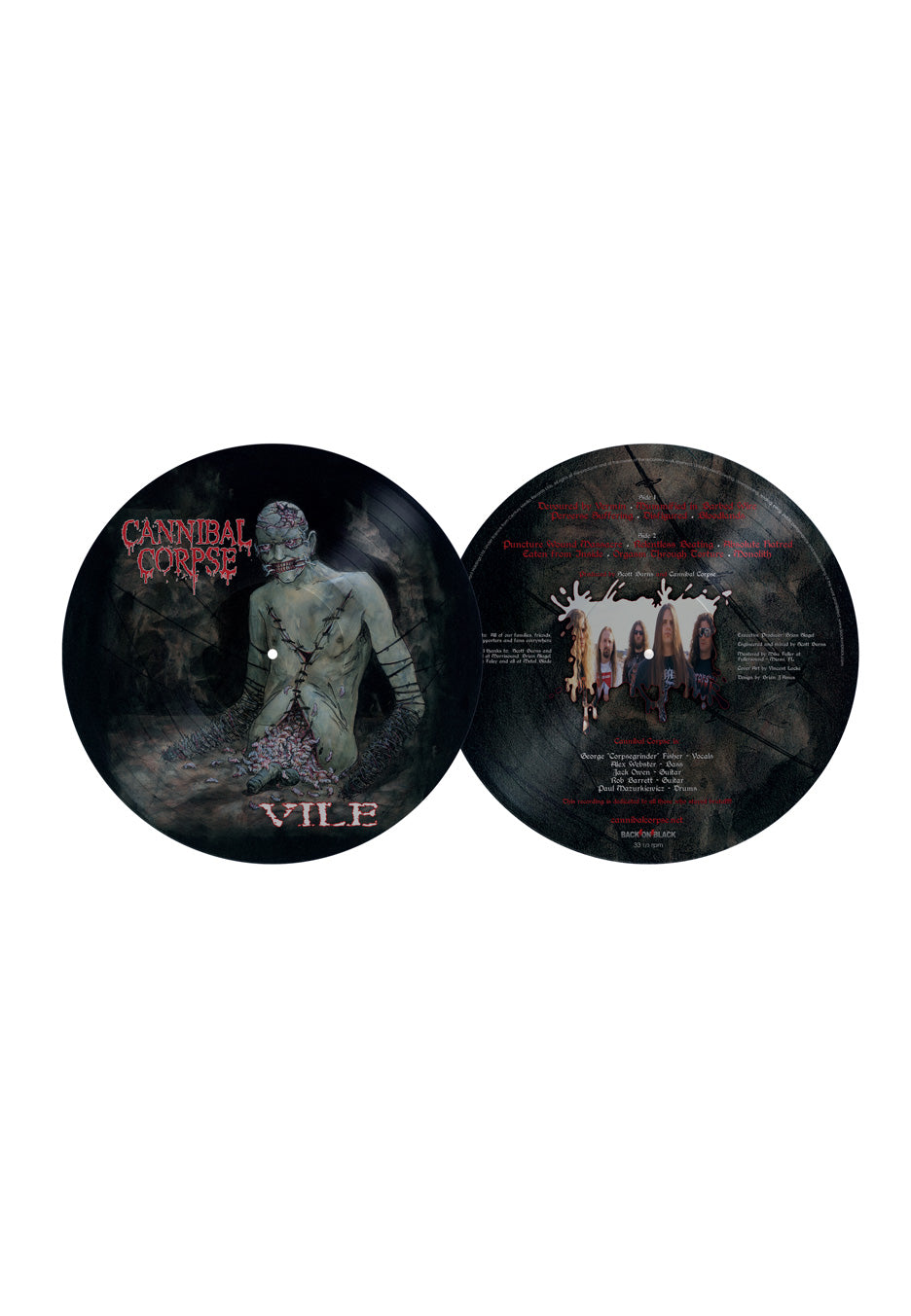 Cannibal Corpse Vile Ltd. Picture Vinyl