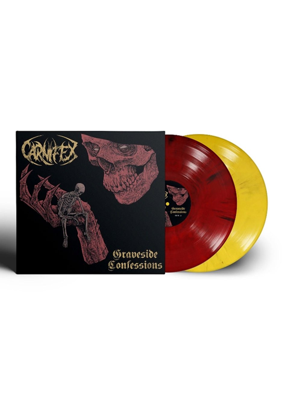 Carnifex - Graveside Confessions Ltd. Red/Black & Yellow/Black - Marbled 2 Vinyl | Neutral-Image