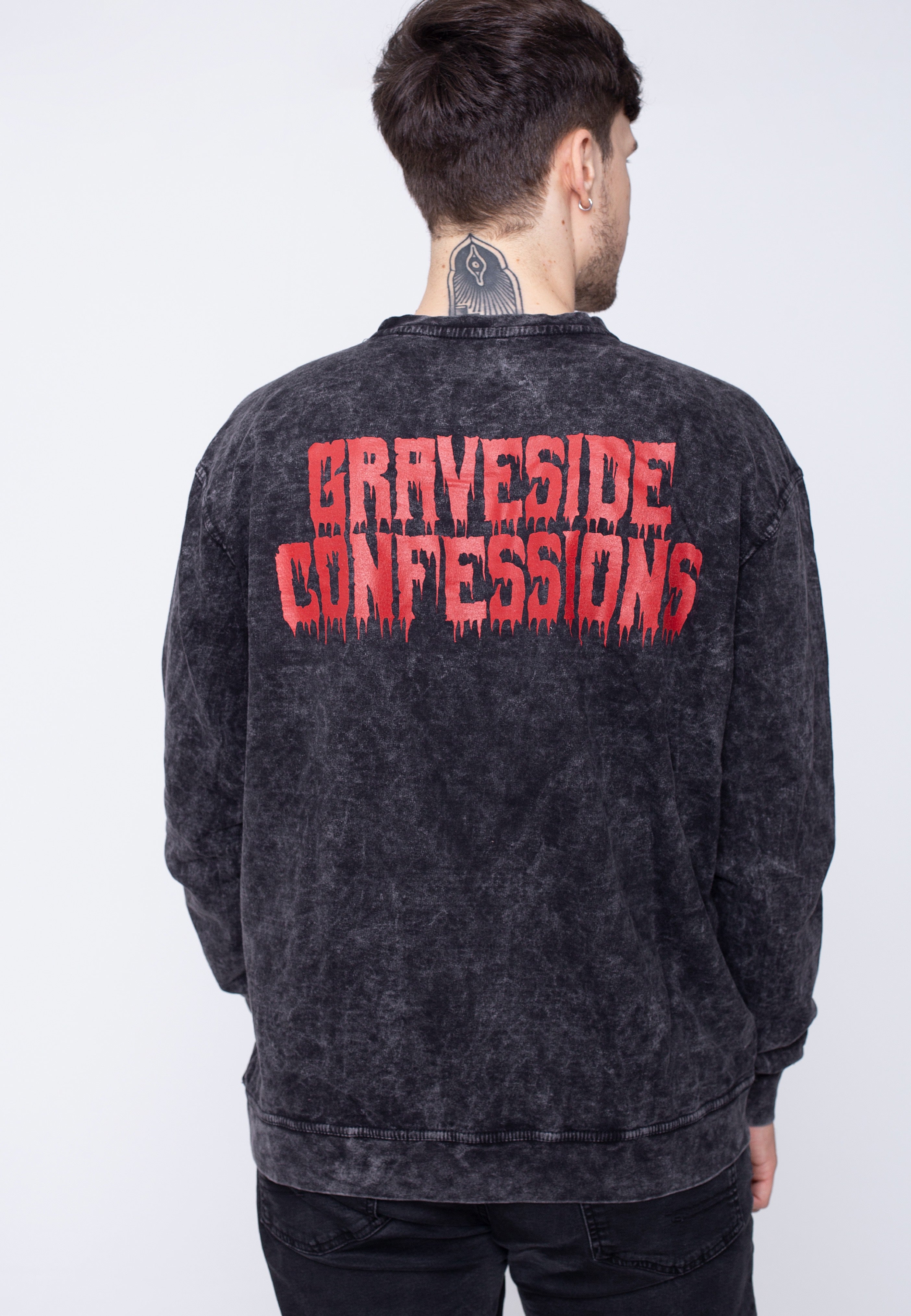 Carnifex - Graveside Confessions Washed Black - Sweater | Men-Image