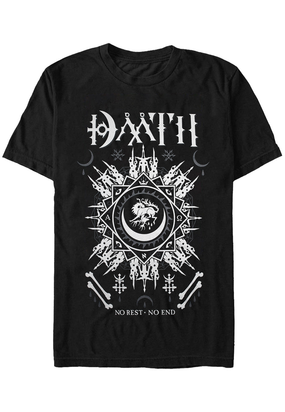 Daath - No Rest - T-Shirt | Neutral-Image