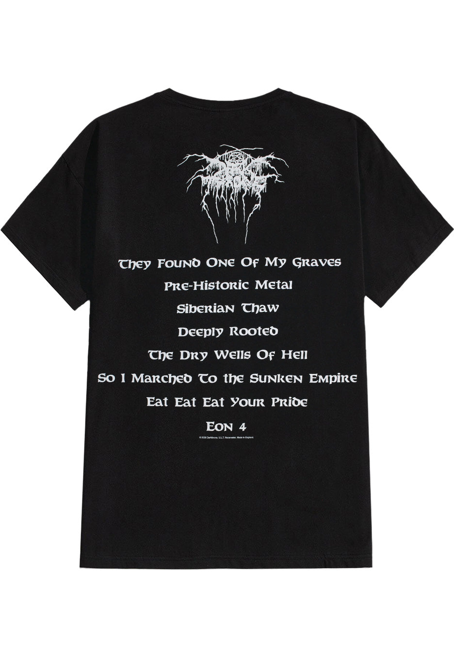 Darkthrone Pre-Historic Metal T-Shirt