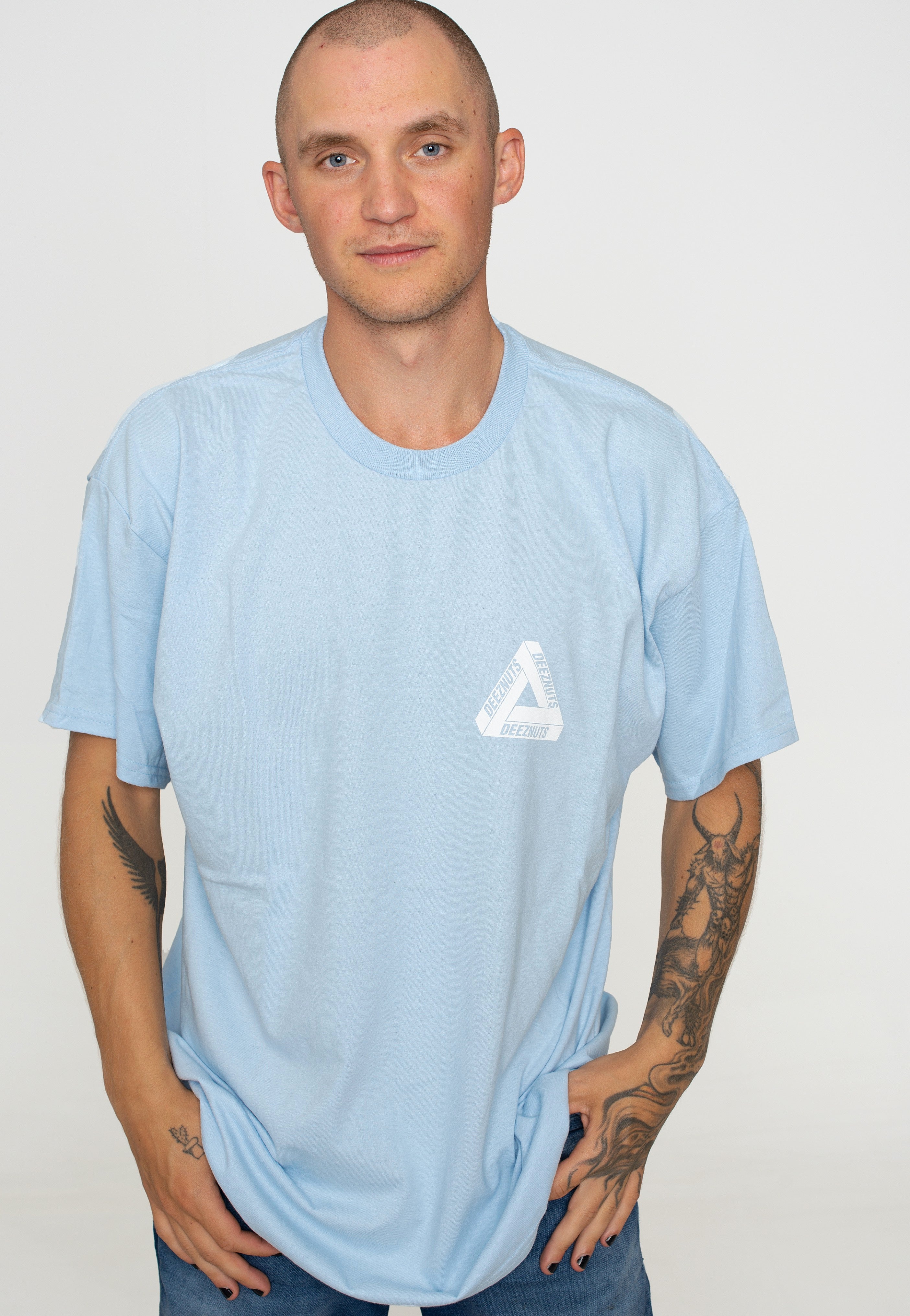 Deez Nuts - Pyramid Light Blue - T-Shirt | Men-Image