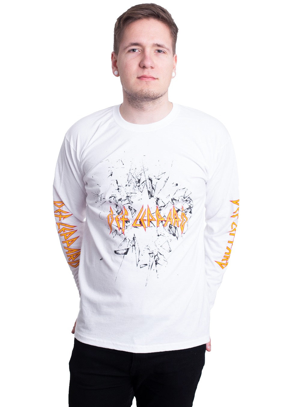 Def Leppard - Shatter White - Longsleeve | Men-Image