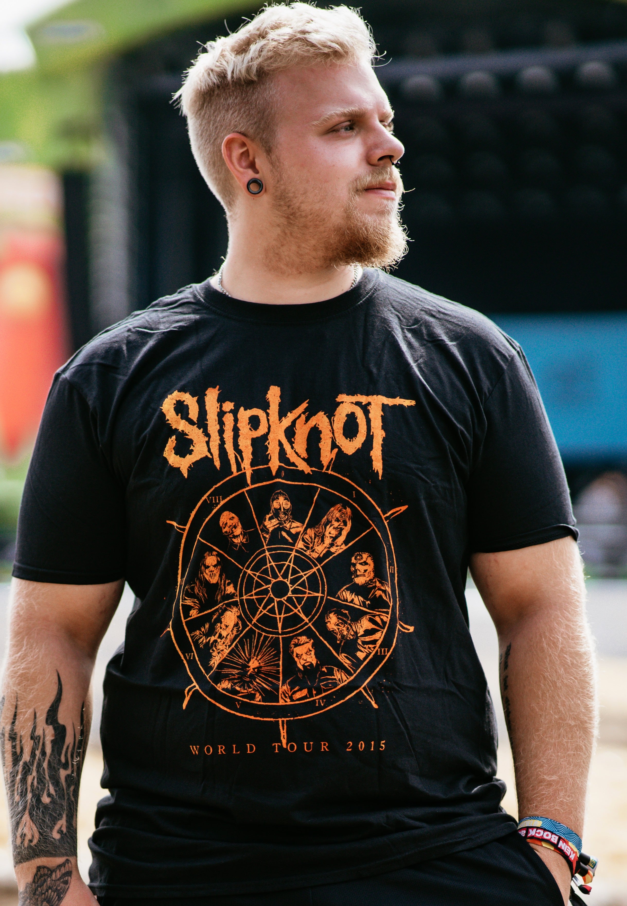 Slipknot - The Wheel Back Print - T-Shirt | Men-Image