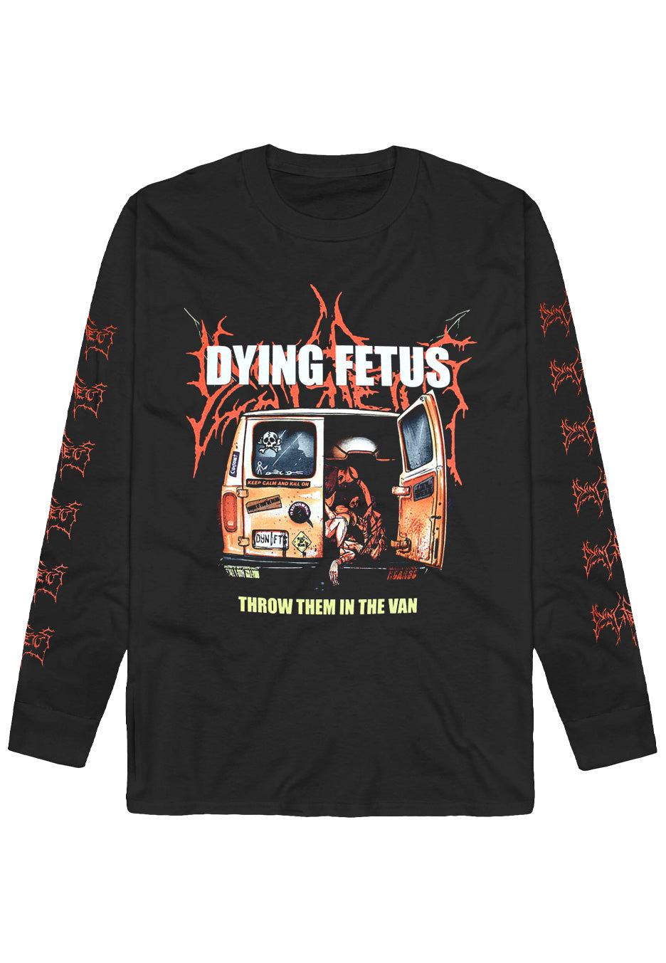 Dying Fetus - Throw Them In The Van - Longsleeve | Neutral-Image