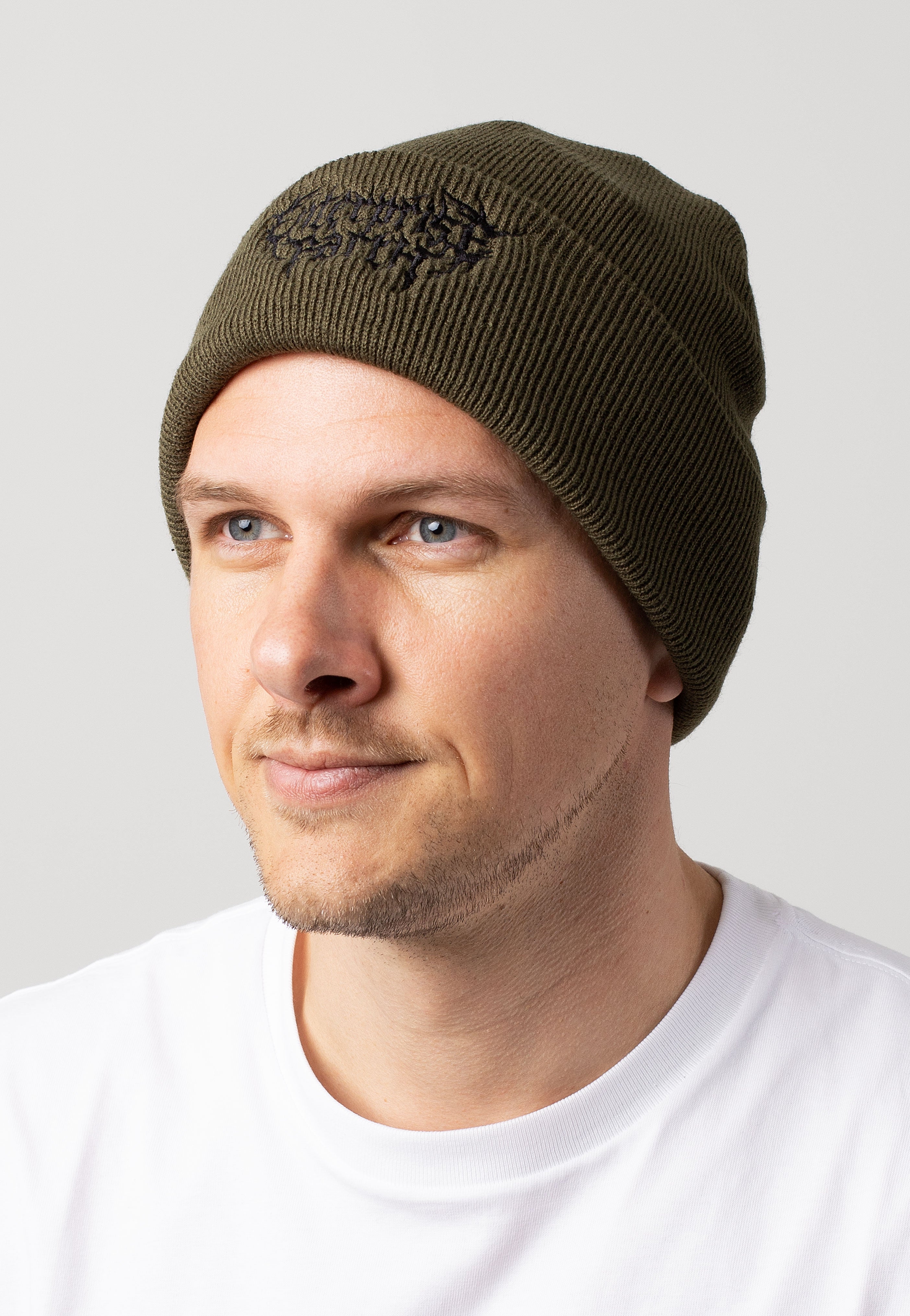 Enterprise Earth - Black Logo Moss Green - Beanie | Neutral-Image