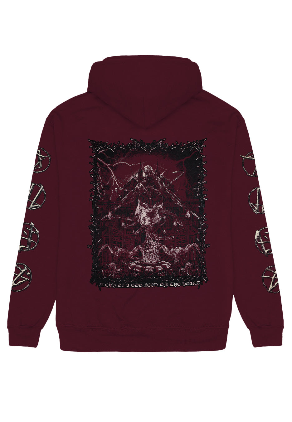 Enterprise Earth - Casket Of Rust Maroon - Hoodie | Neutral-Image