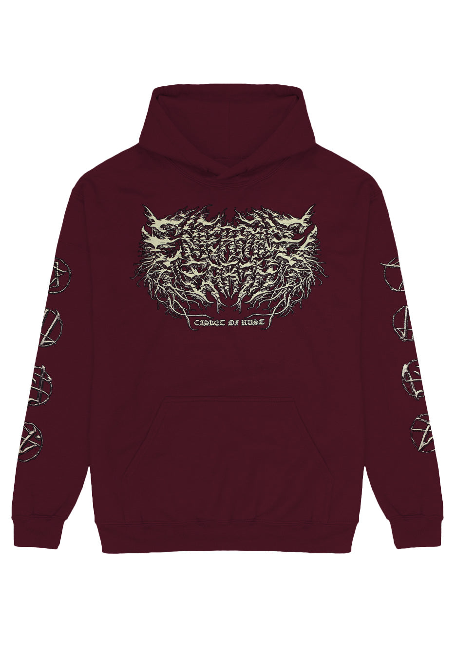 Enterprise Earth - Casket Of Rust Maroon - Hoodie | Neutral-Image