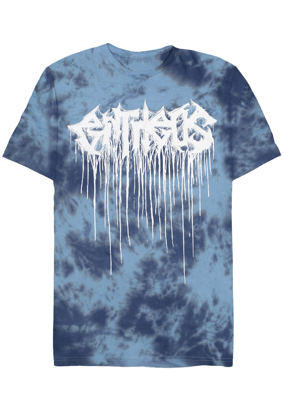Entheos - Drip Logo Blue/Black Tie Dye - T-Shirt | Neutral-Image