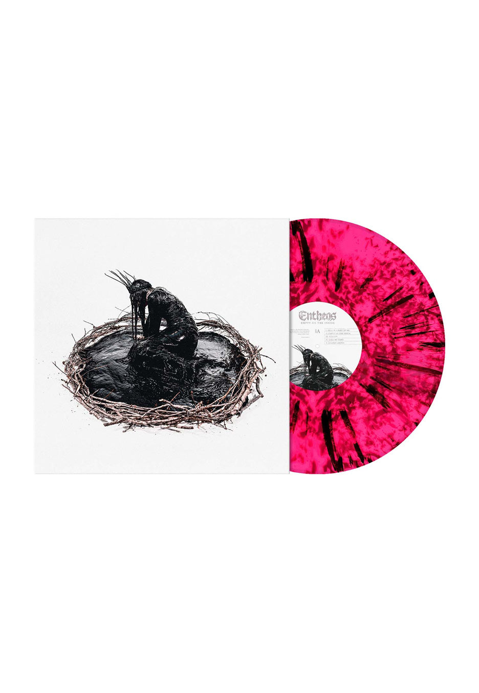 Entheos Empty On The Inside Ltd. Neon Pink w/ Black Dust Colored Vinyl