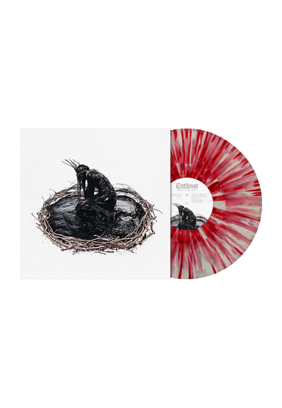 Entheos Empty On The Inside Ltd. White w/ Red Splattered Vinyl