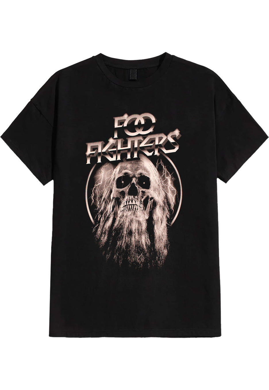Foo Fighters - Bearded Skull  - T-Shirt | Neutral-Image
